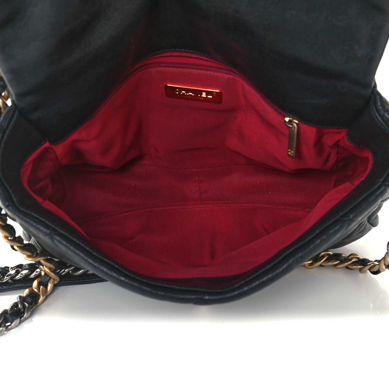 Chanel Lambskin Quilted Large Chanel 19 Flap Black 5 of 10