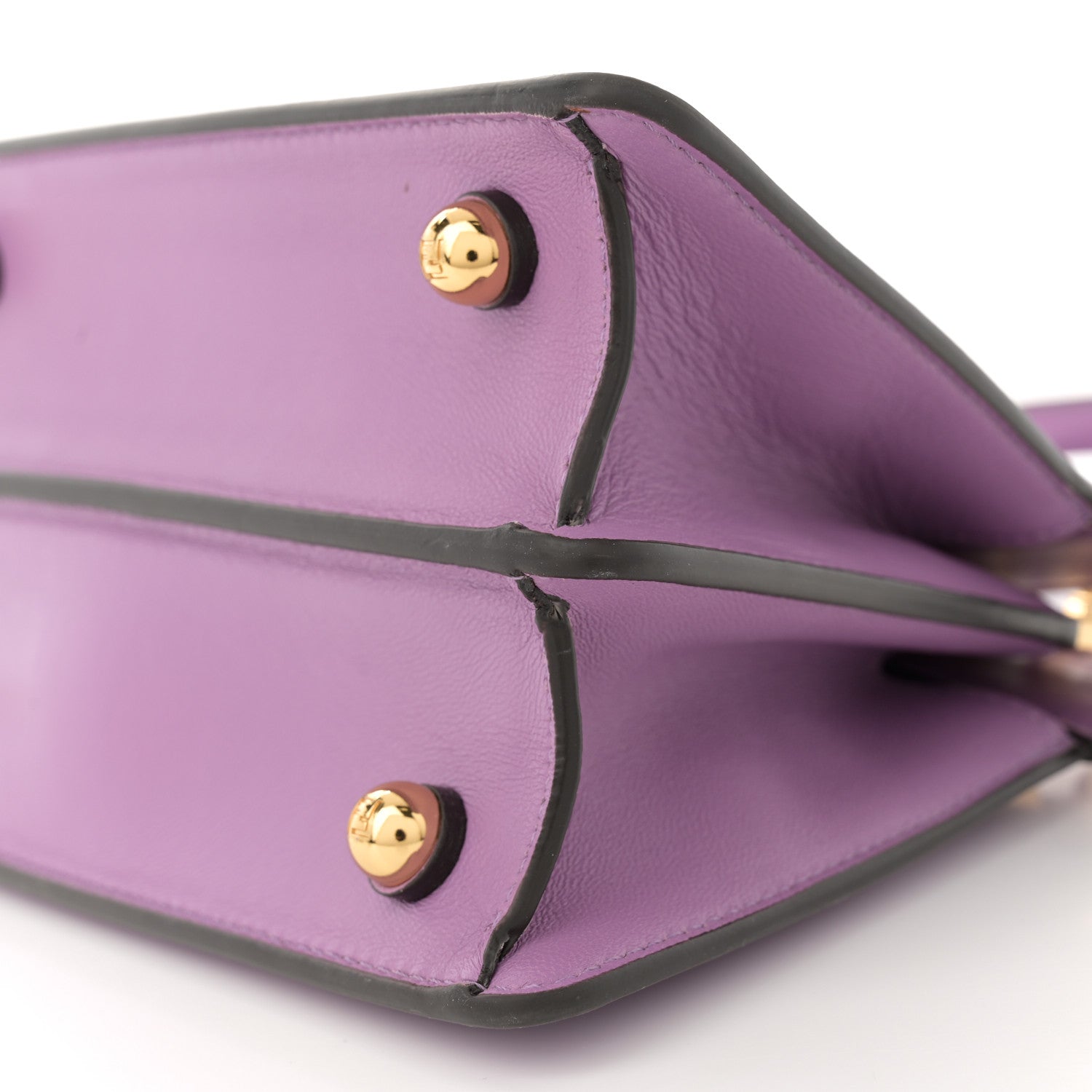 Fendi Shiny Nappa Petite Peekaboo I SEE U Satchel Agapanto 11 of 12