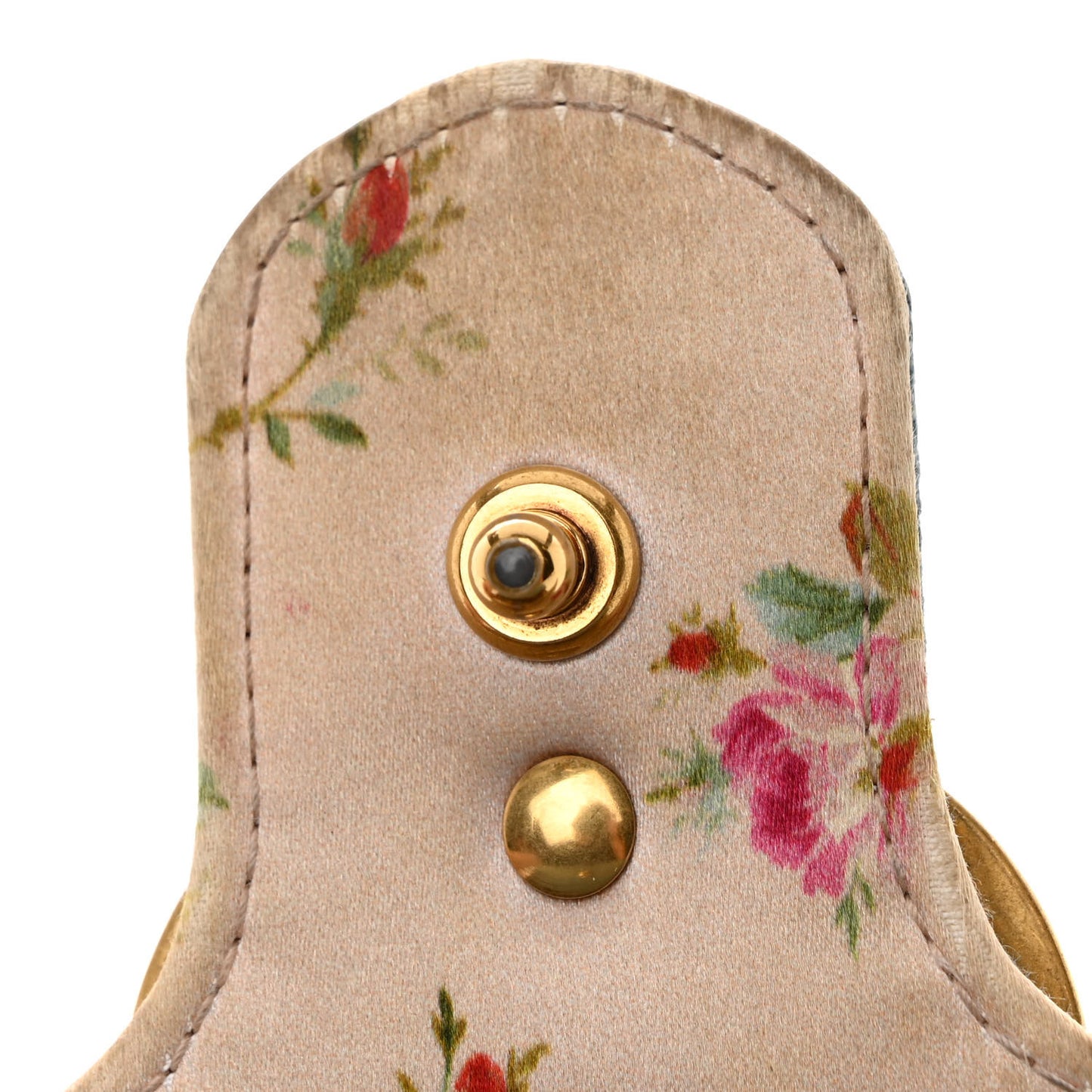 Denim Matelasse Mini Pearly GG Marmont Shoulder Bag Blue