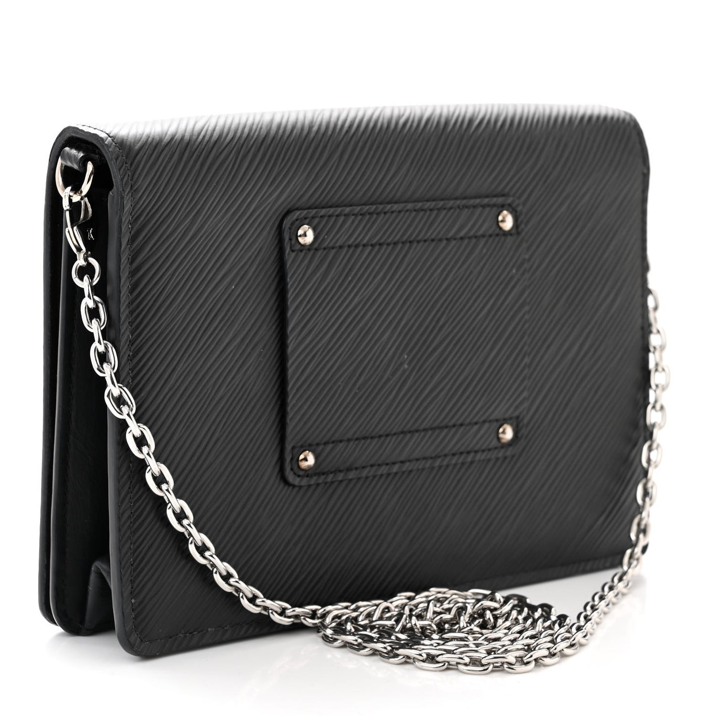 Epi Twist Belt Chain Wallet Black