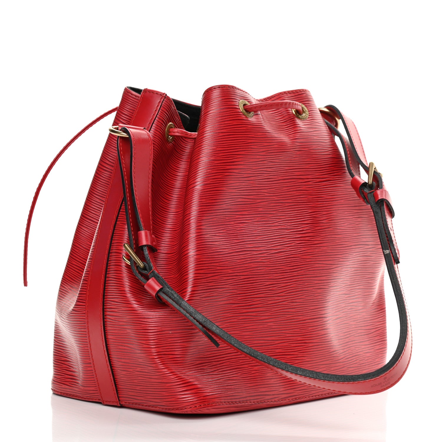 Louis Vuitton Epi Petit Noe Castillan Red 3 of 15