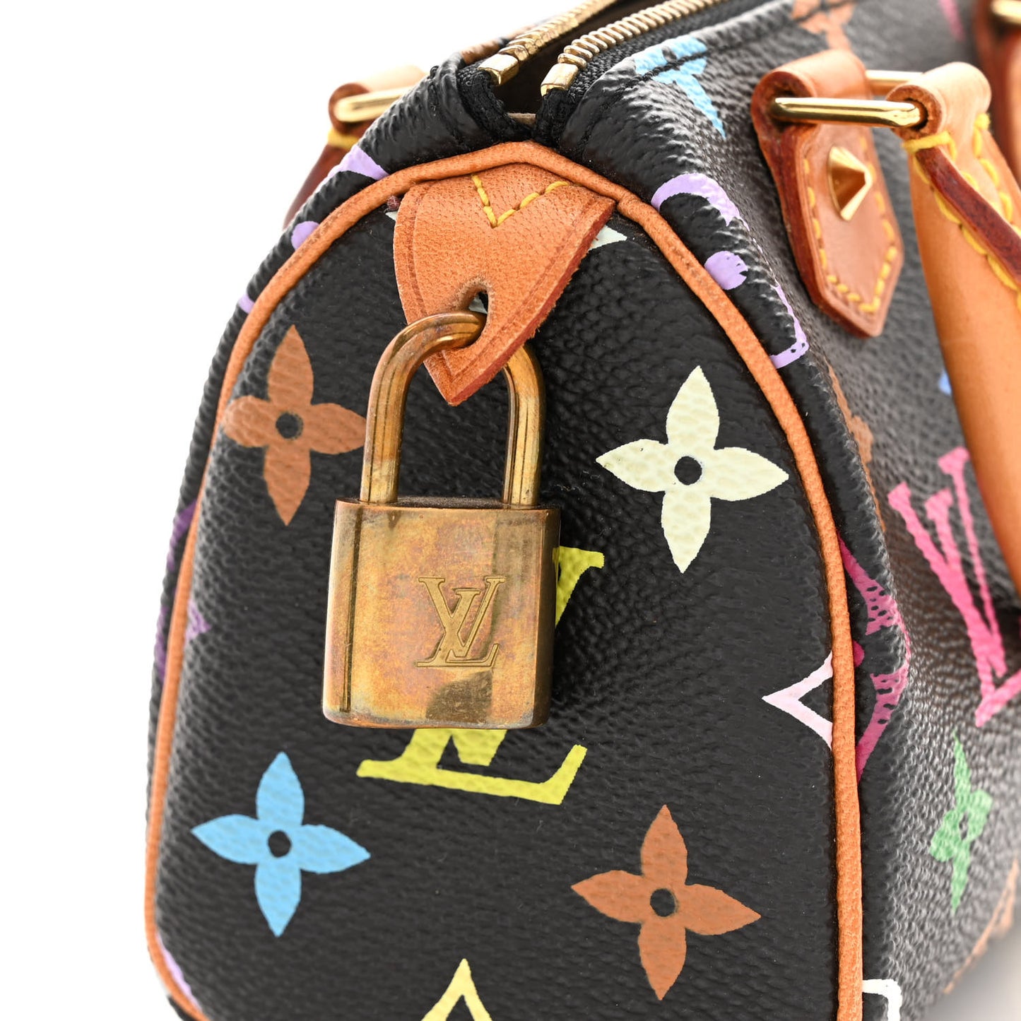 Monogram Multicolor Mini Sac HL Speedy Black