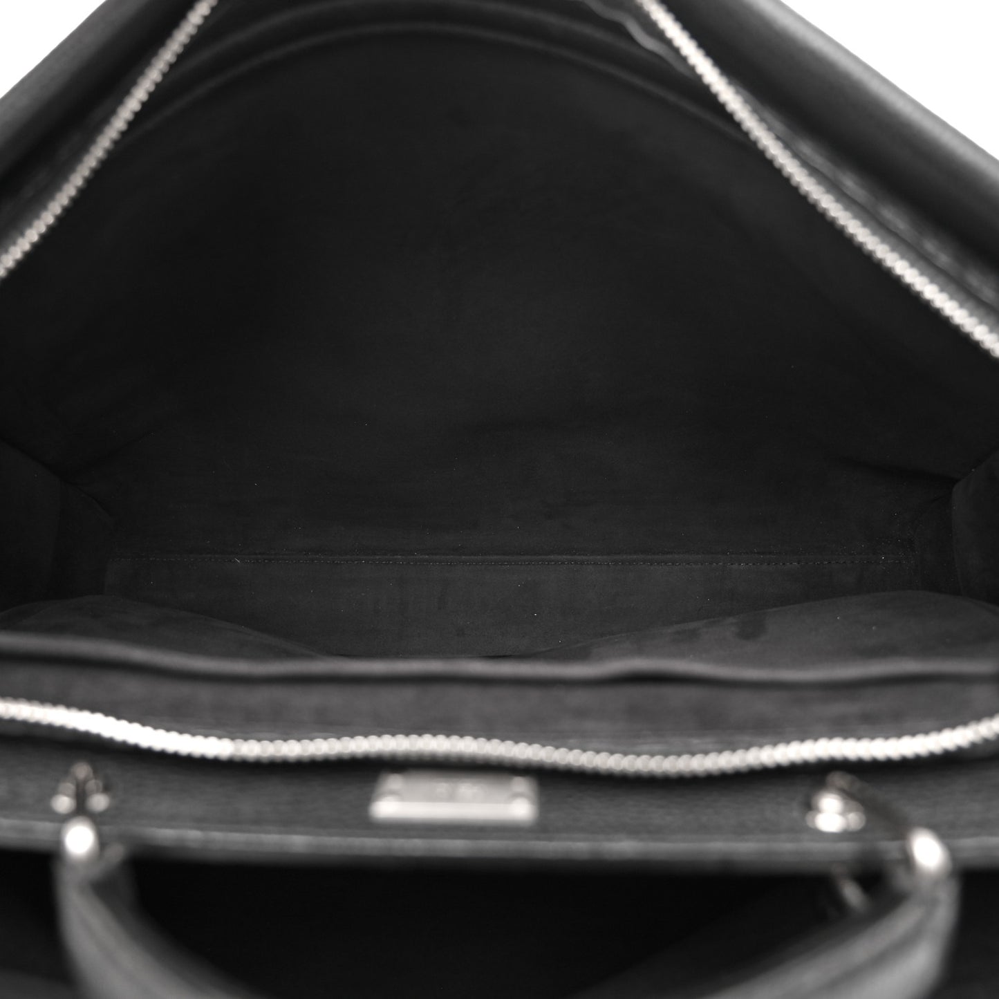 Cuoio Romano Selleria Metal Stitch Large Mens Peekaboo Iconic Essential Satchel Black
