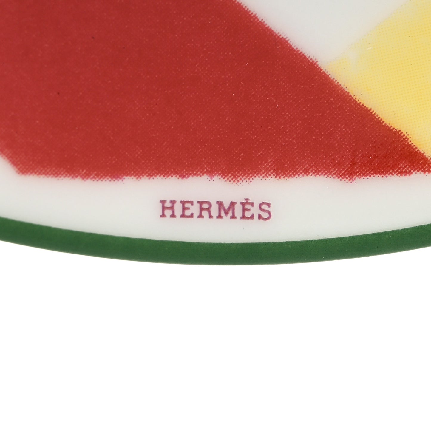 Porcelain Hippomobile Bread and Butter Plate Set of 2