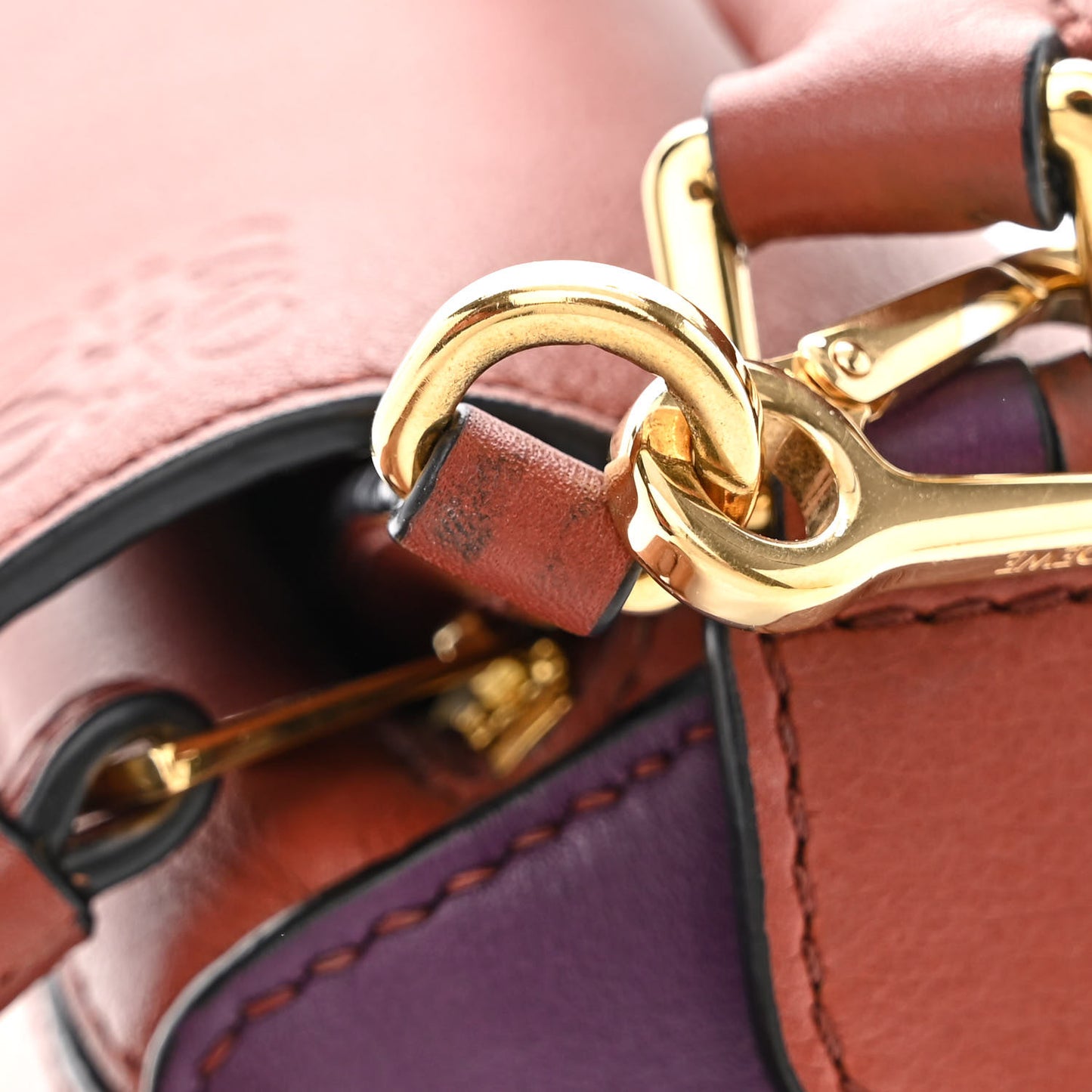 Calfskin Mini Puzzle Bag Spice Pumpkin