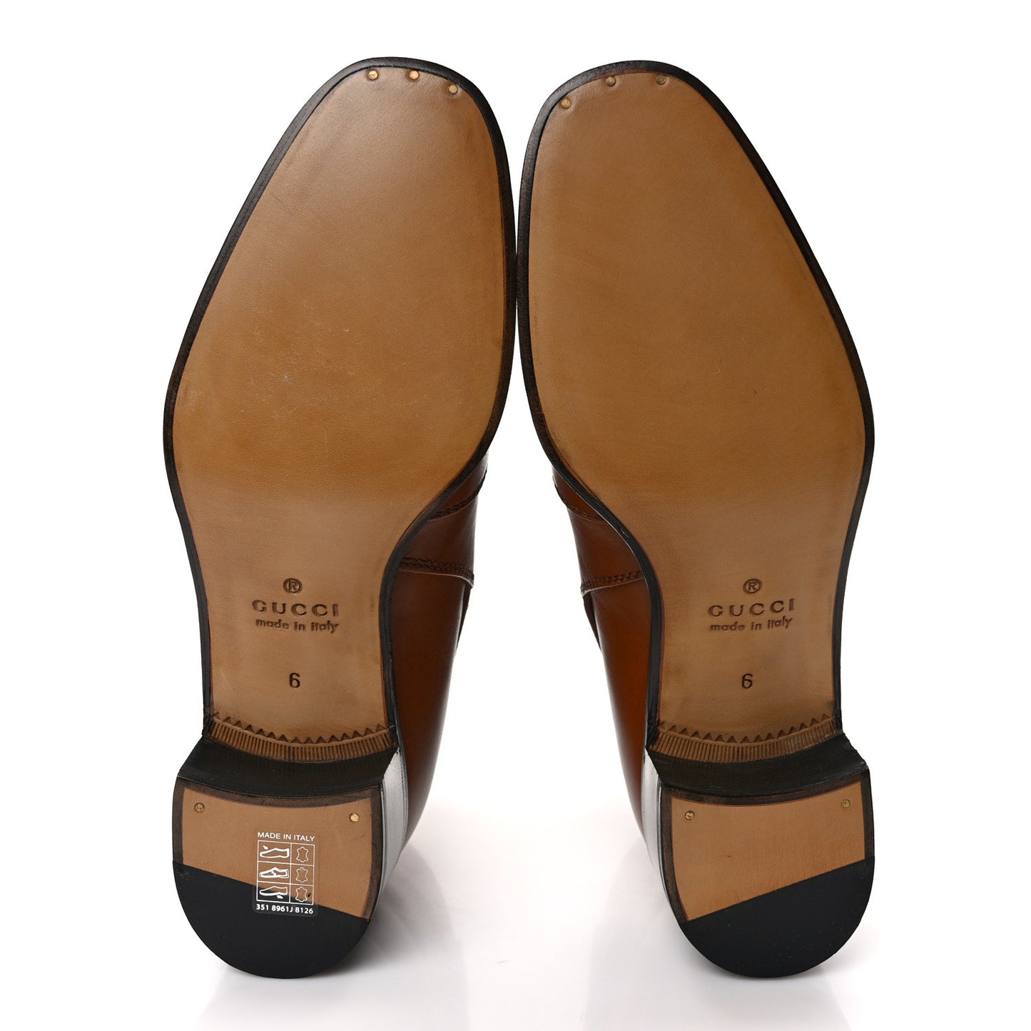 Calfskin Jakarta Buckle Boots 6 Cuir