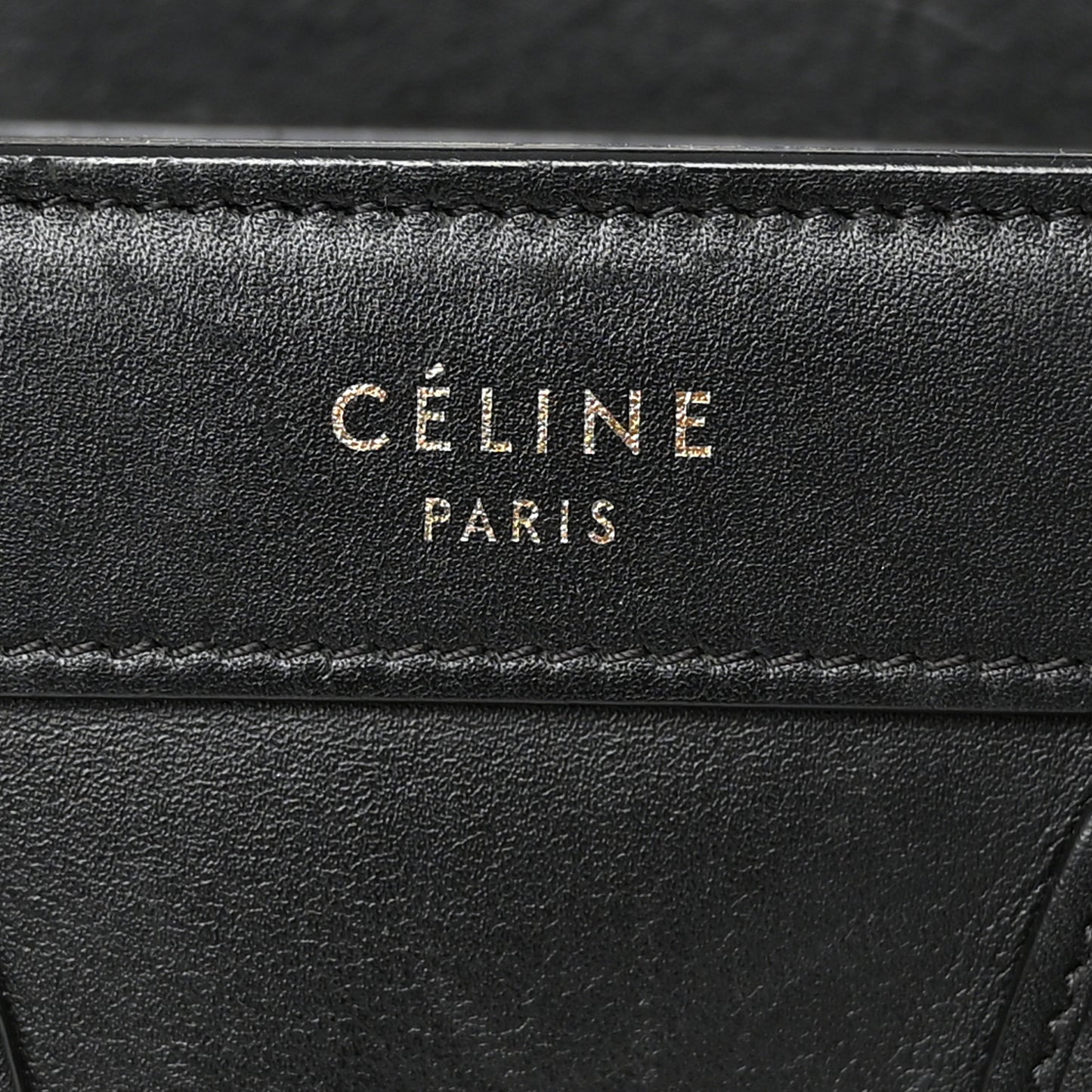 Smooth Calfskin Nano Luggage Black