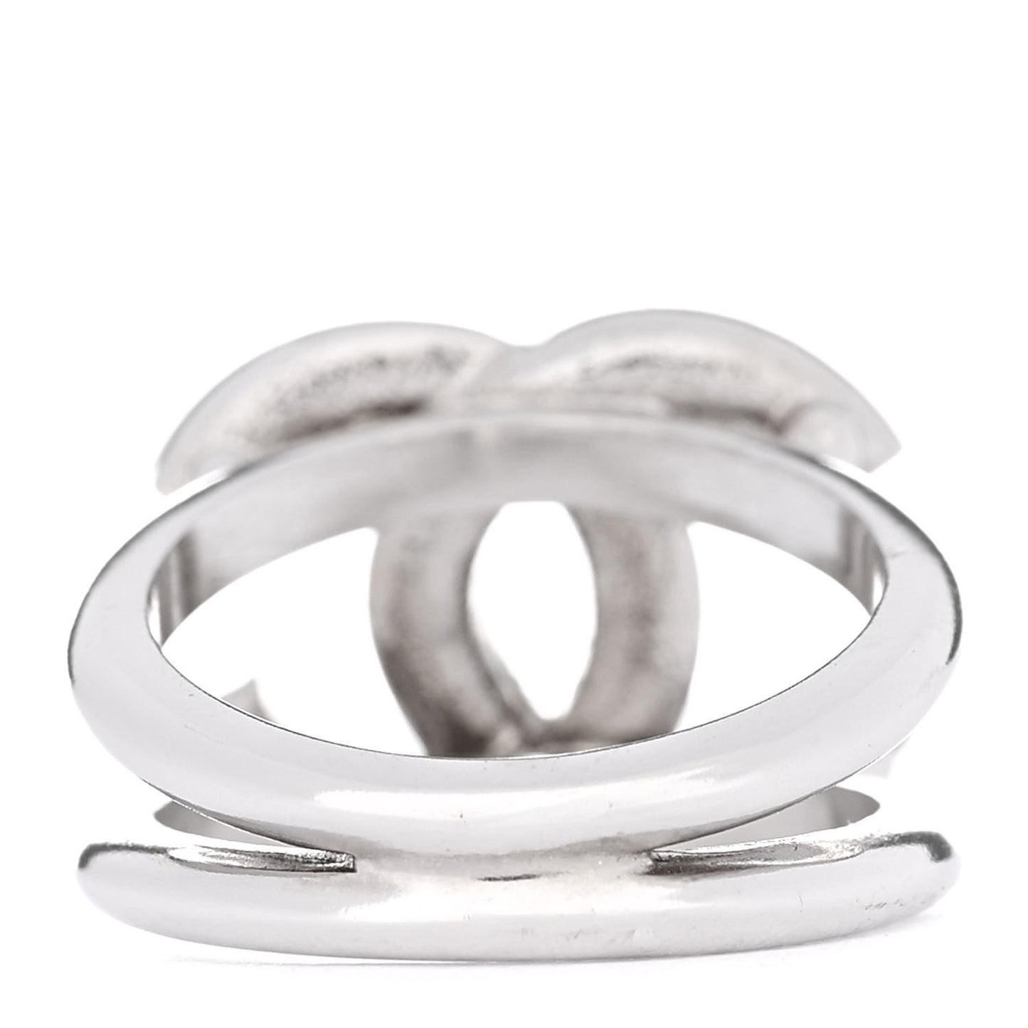 Crystal CC Ring 52 Silver