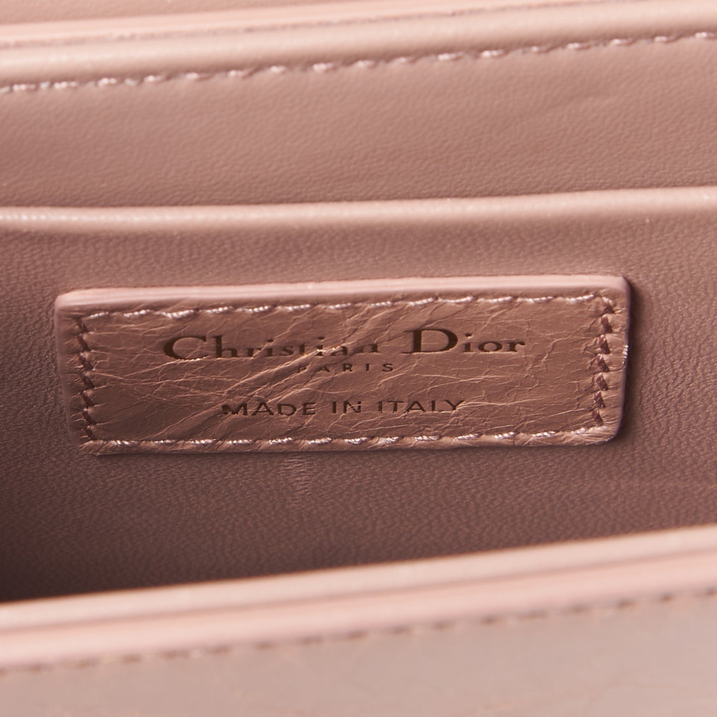 Crackled Lambskin 30 Montaigne Box Bag Pink
