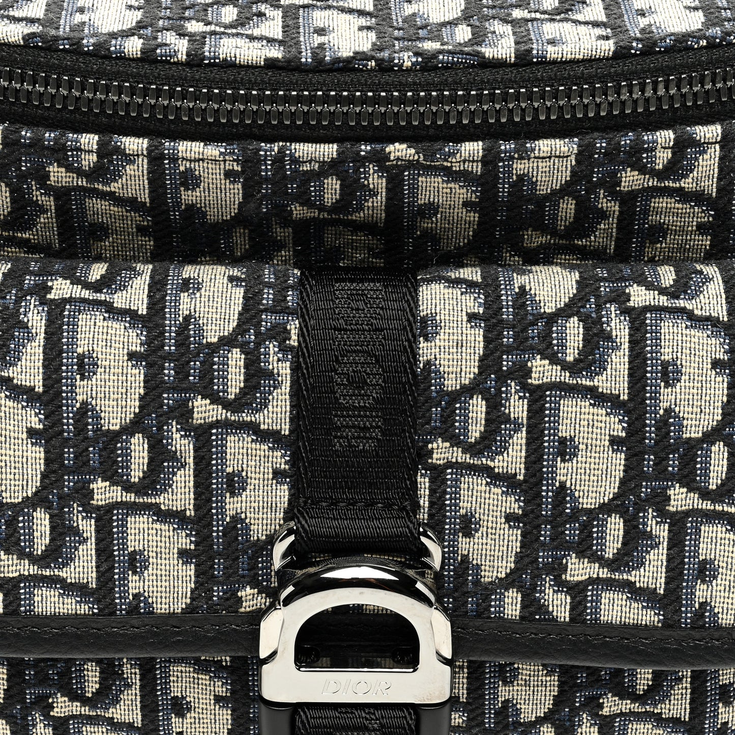 Oblique Dior 8 Belt Bag Beige Black