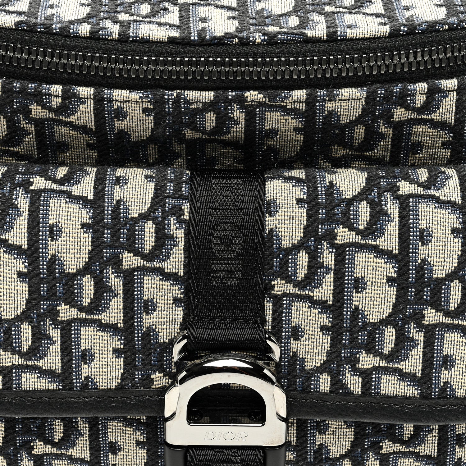 Christian Dior Oblique Dior 8 Belt Bag Beige Black 7 of 9