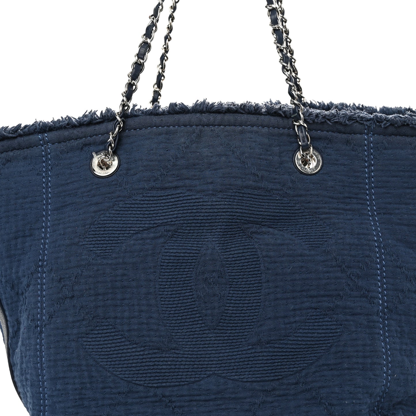 Canvas Medium Double Face Tote Navy
