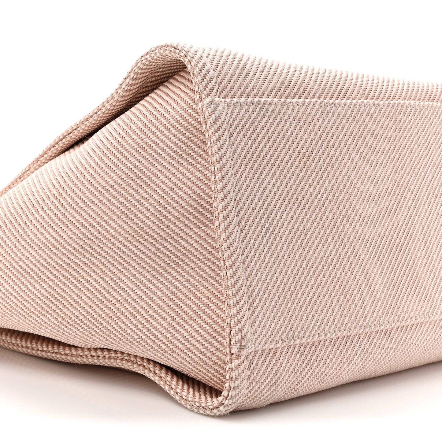 Mixed Fibers Calfskin Medium Deauville Tote Light Pink