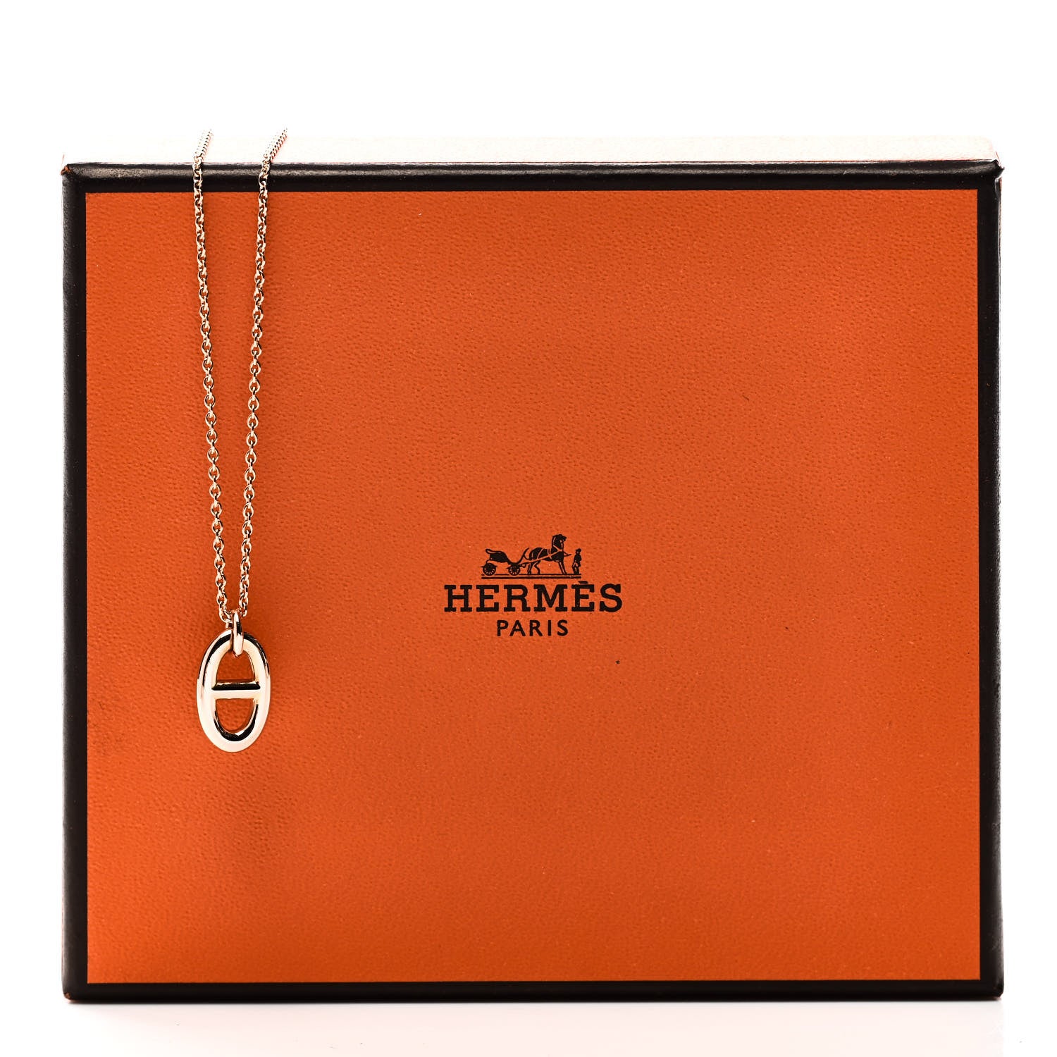 Hermes 18K Rose Gold PM Farandole Pendant Necklace 5 of 5