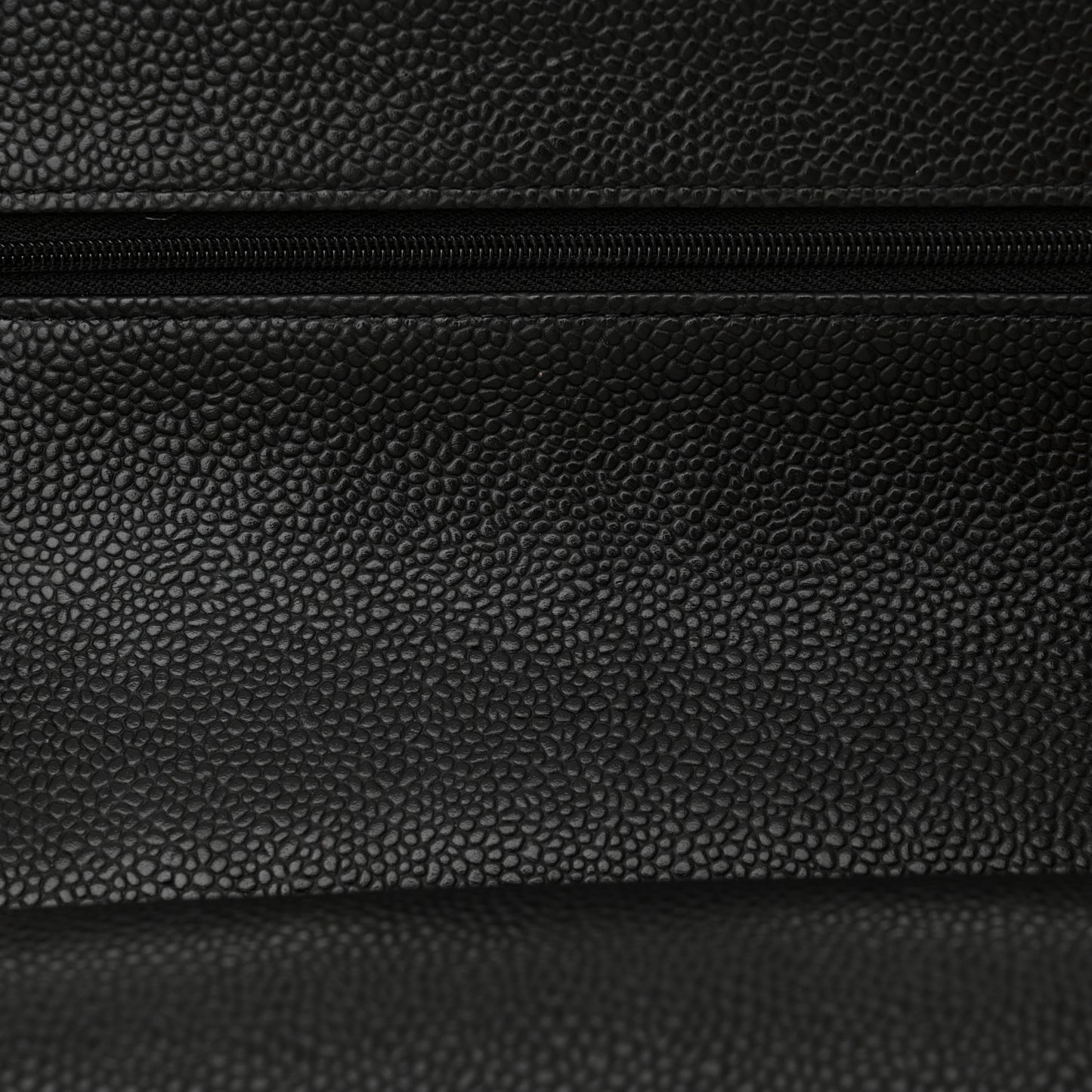 Caviar Quilted Small Double Flap Black