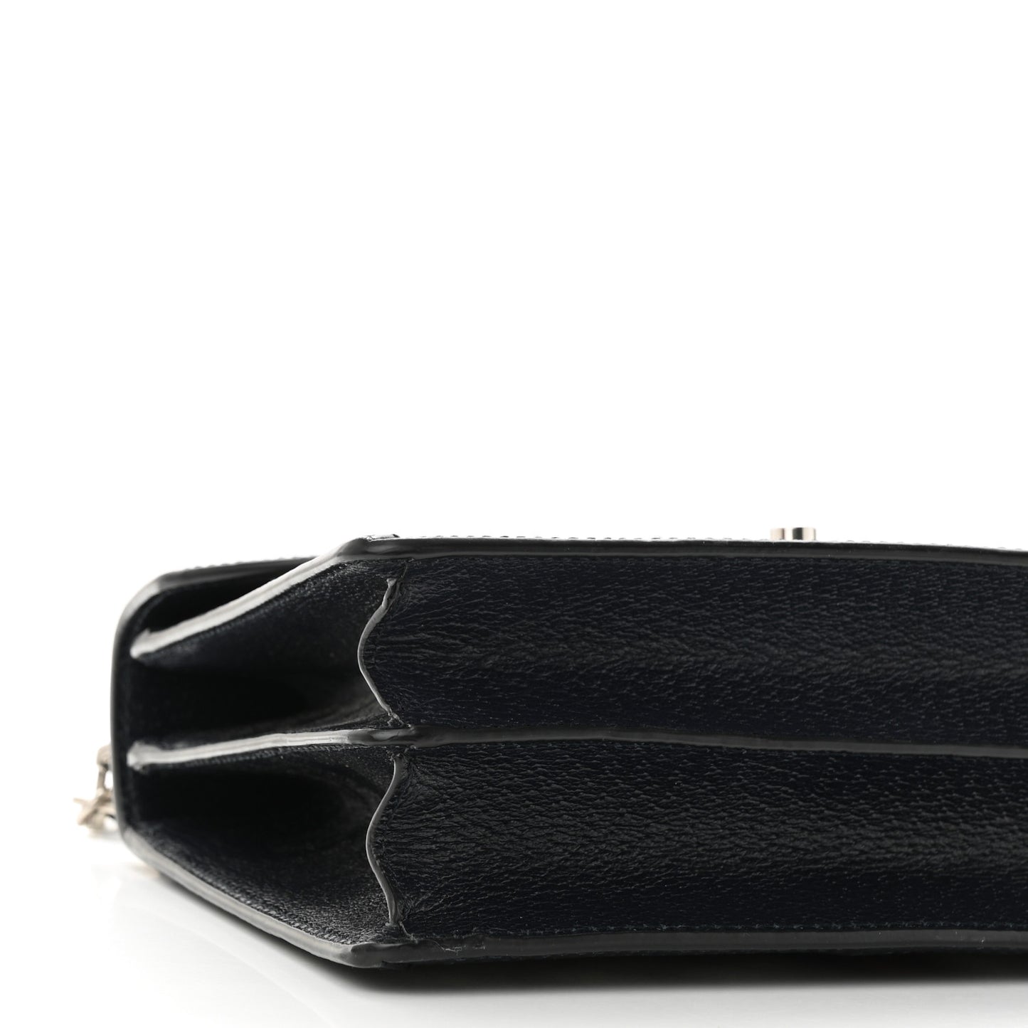 GG Supreme Monogram Textured Dollar Calfskin Web Small Ophidia Padlock Top Handle Bag Beige Blue