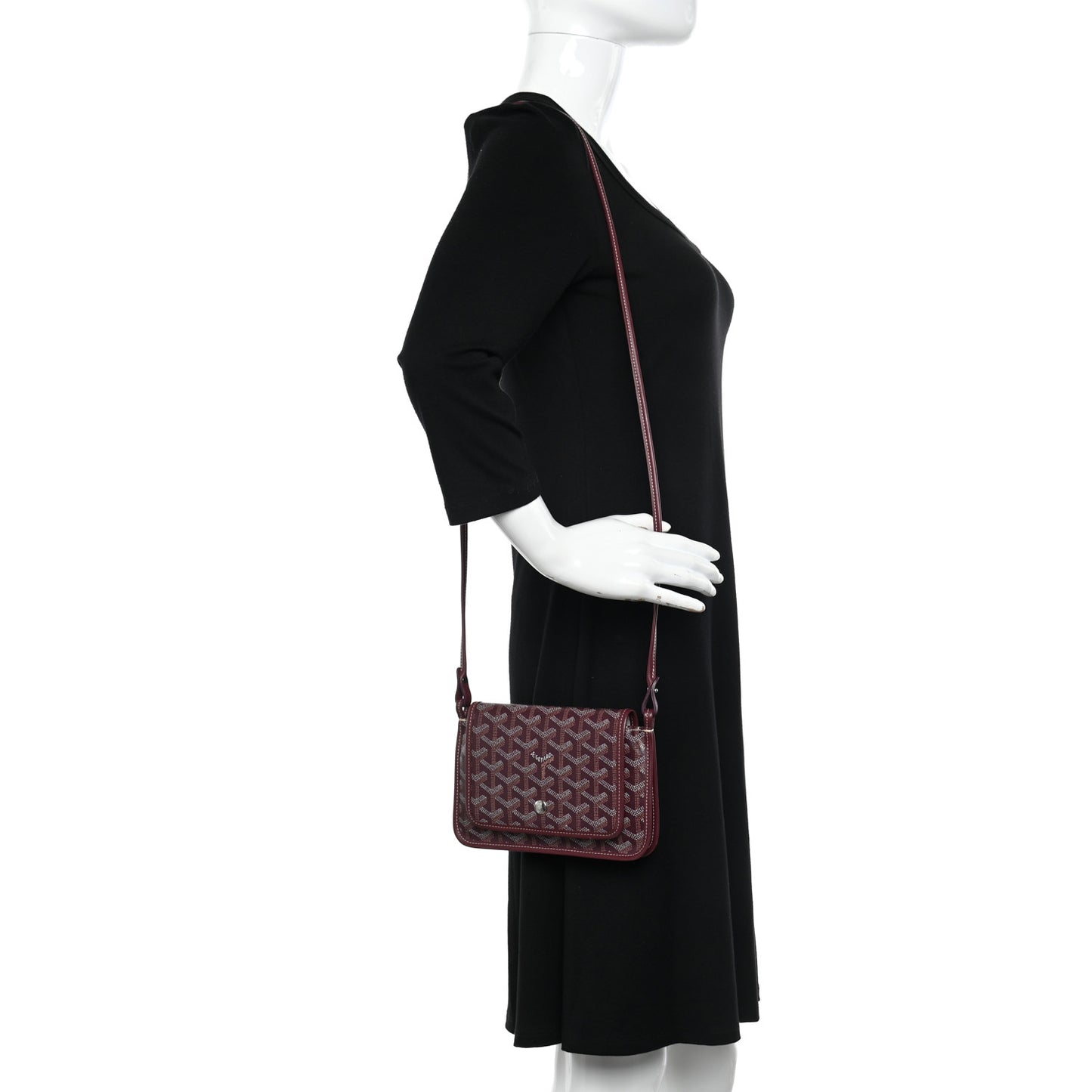 Goyardine Plumet Wallet Clutch Burgundy