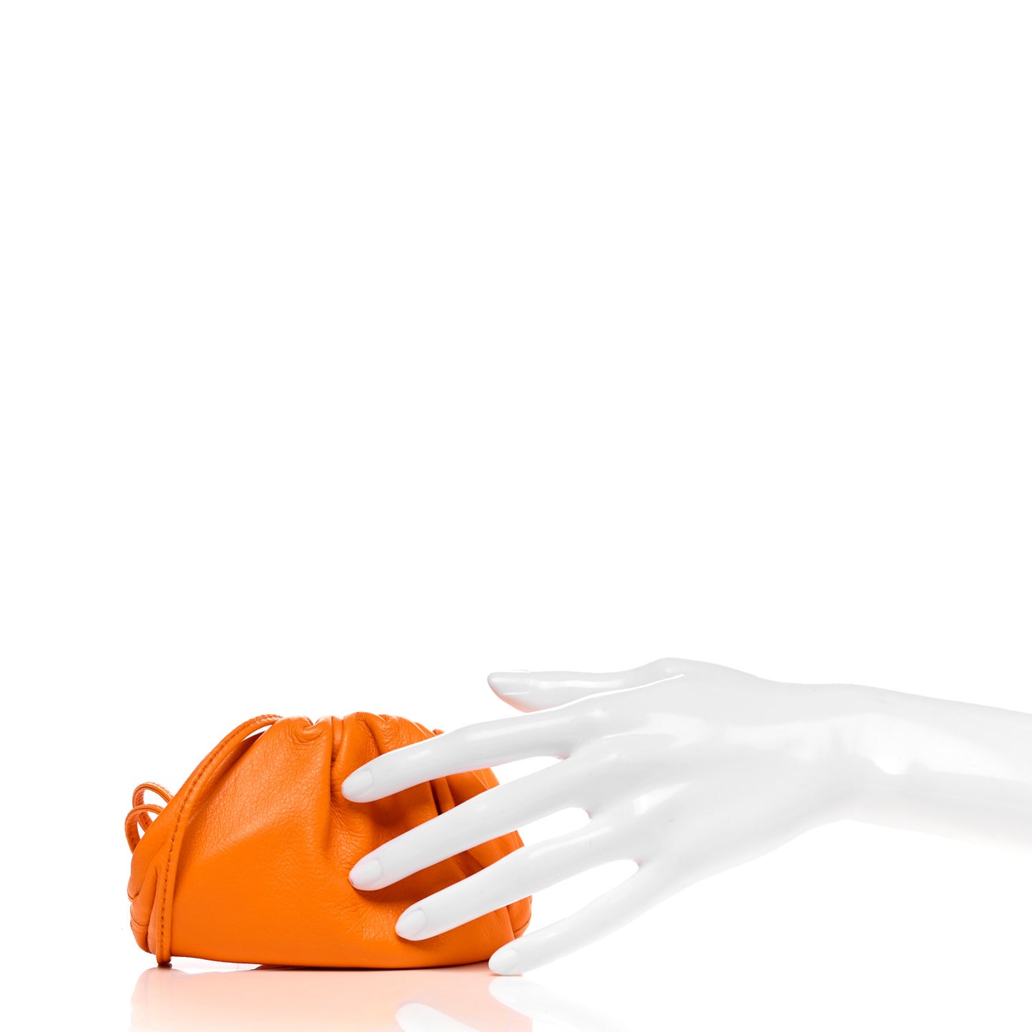 Butter Calfskin Coin Purse Orange