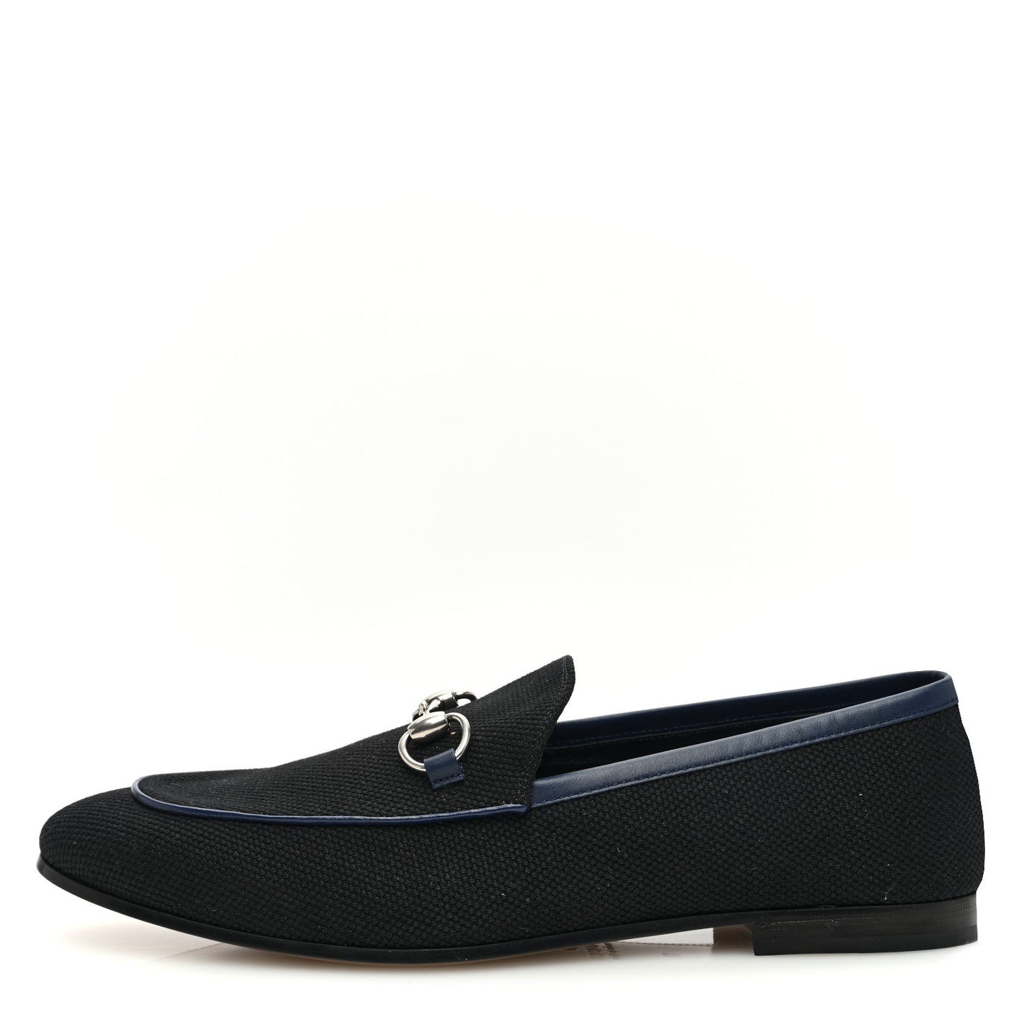 Canvas Horsebit Mens Jordaan Loafers 11 Black