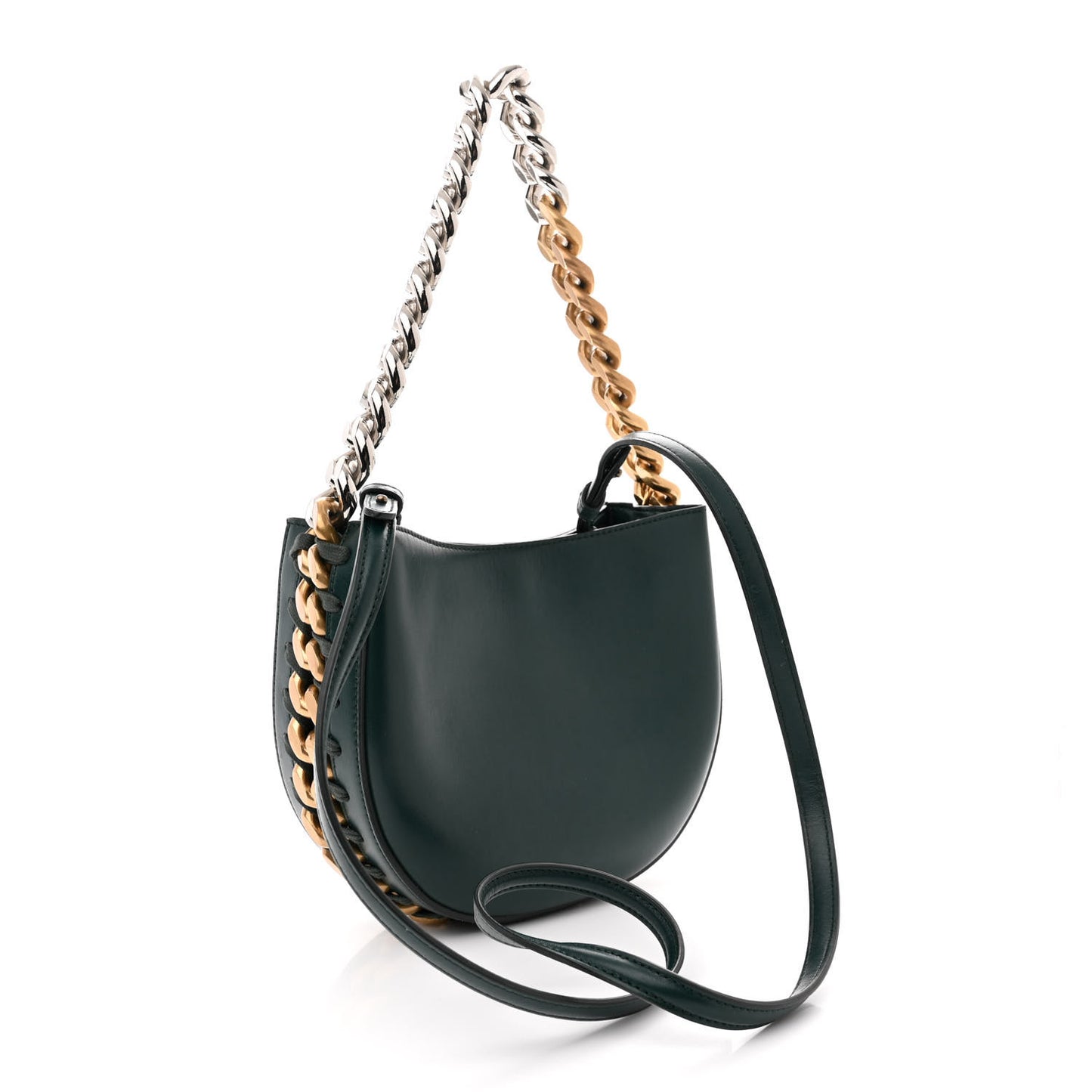 Eco Alter Nappa Small Frayme Shoulder Bag Forest Green