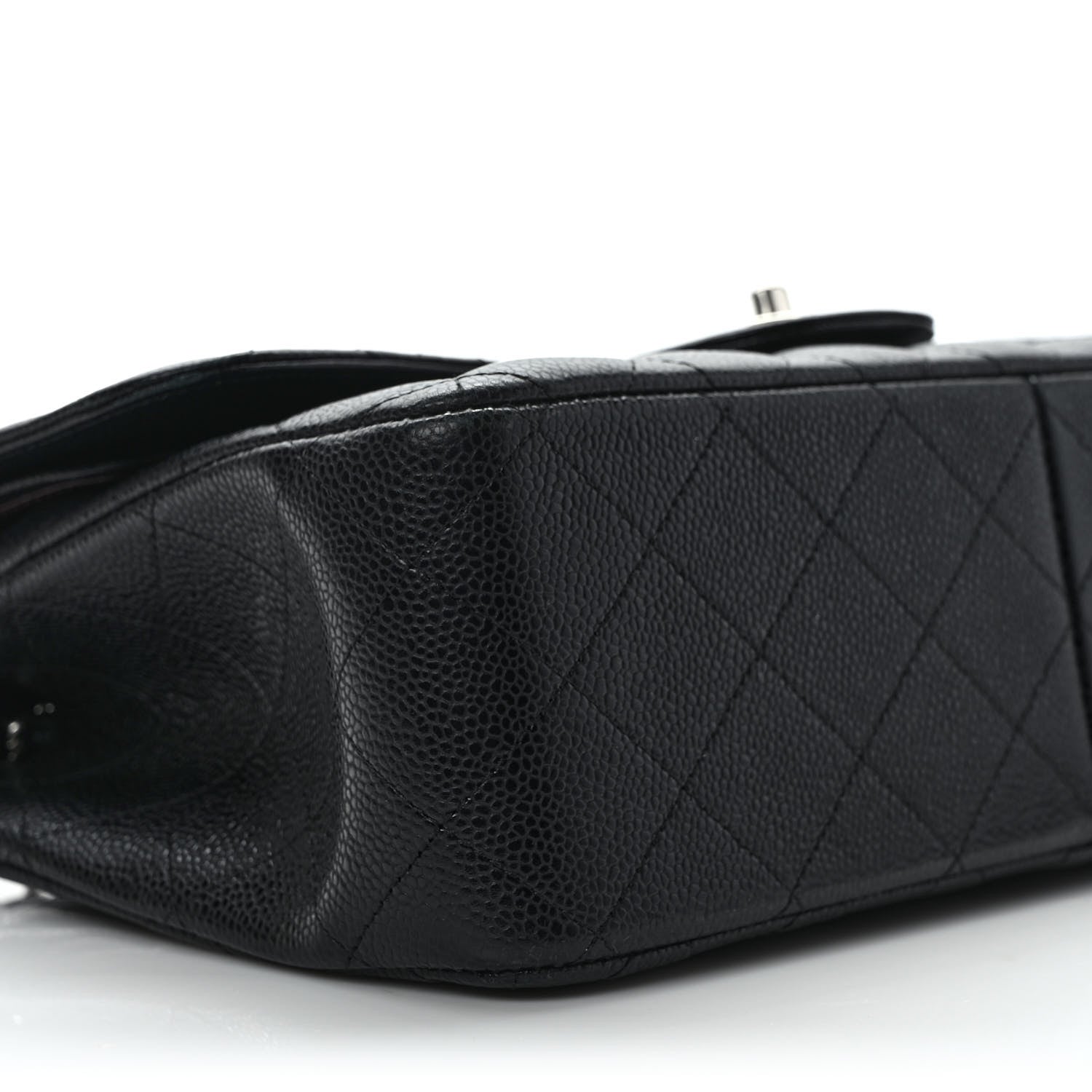 Chanel Caviar Quilted Jumbo Double Flap Black 8 of 11