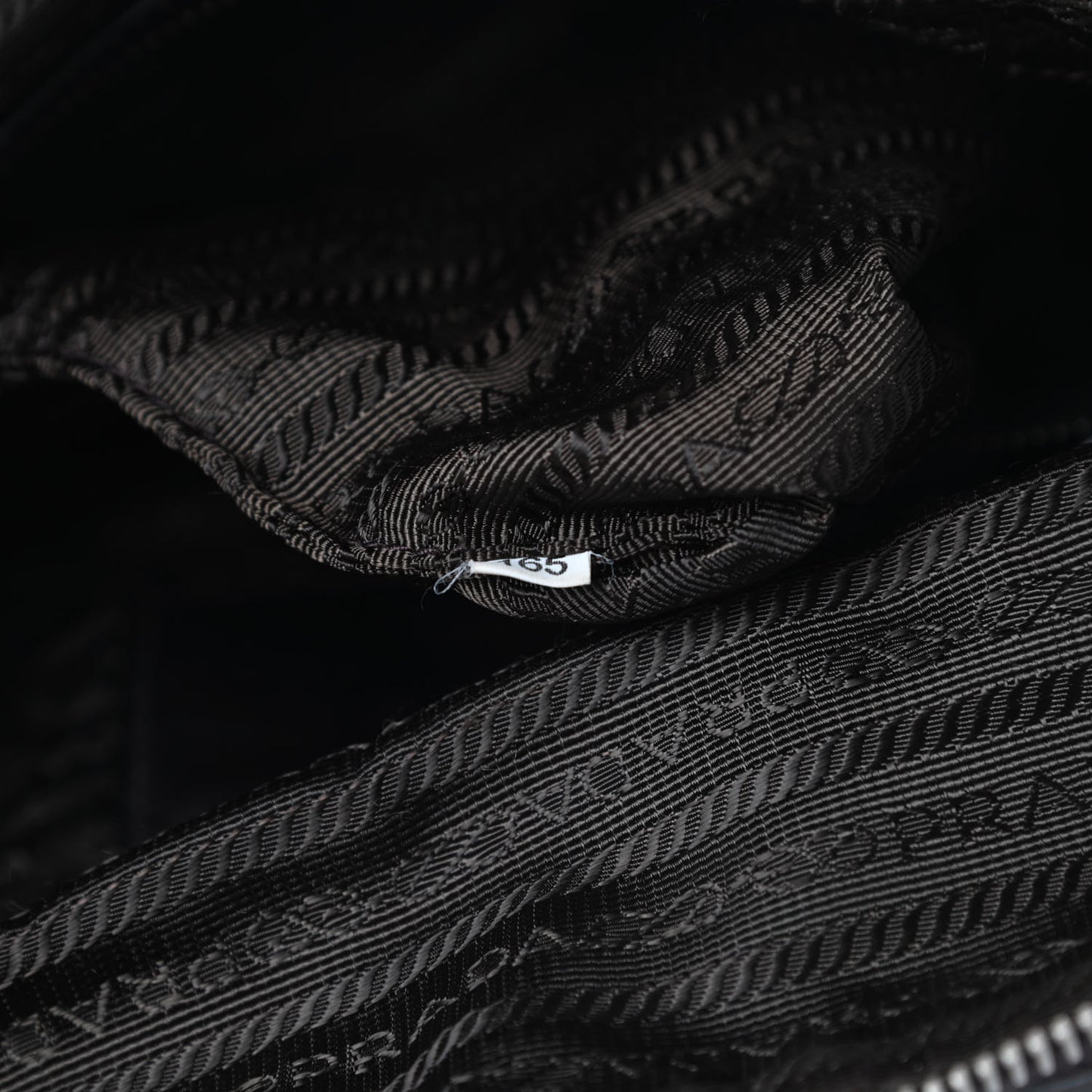 Nappa Tessuto Nylon Mordore Stripes Bag Green