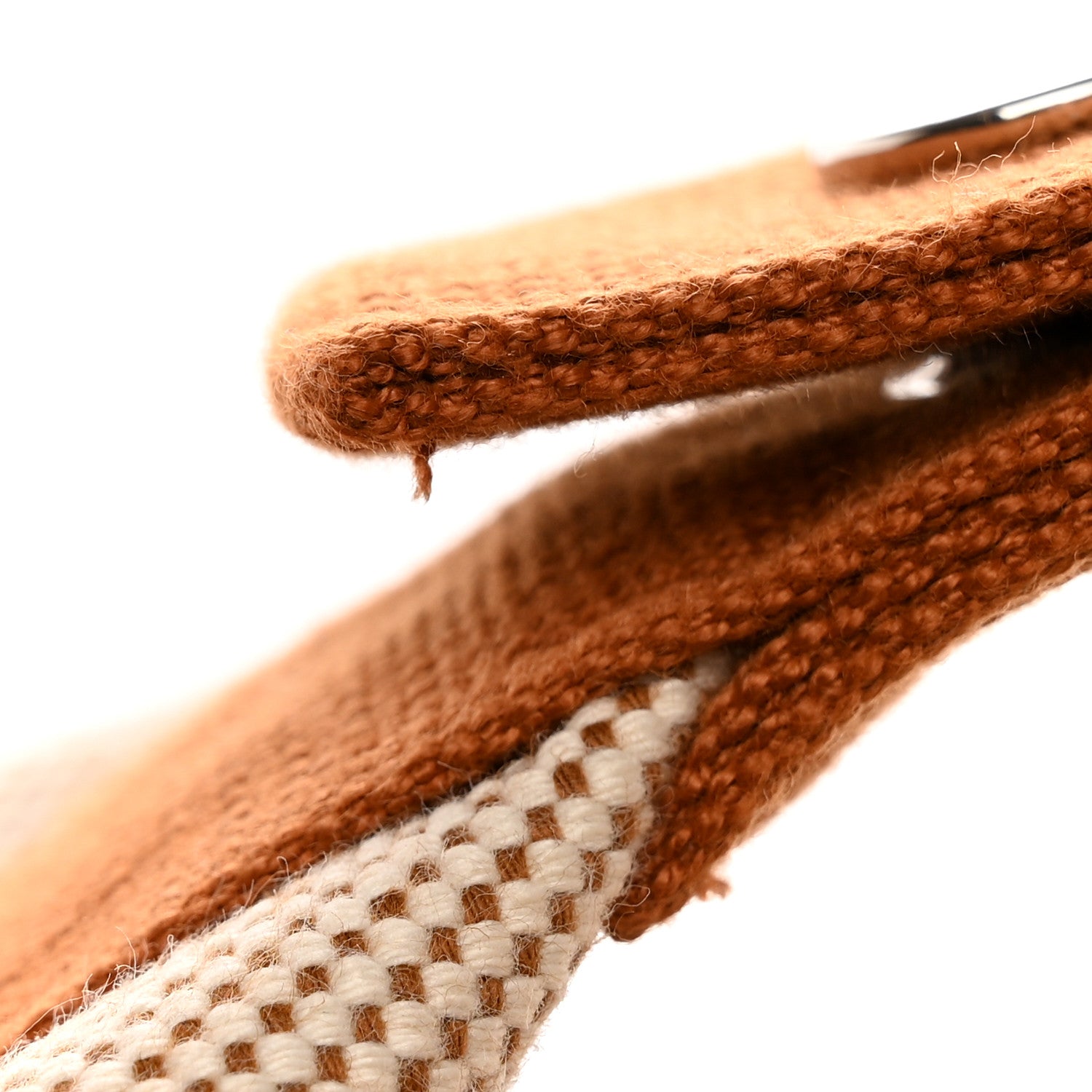 Hermes Canvas Large Bride-A-Brac Cabriole Case Biscuit 8 of 10