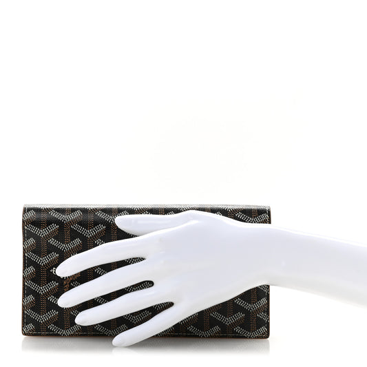 Goyardine Saint-Lambert Wallet Black Gold