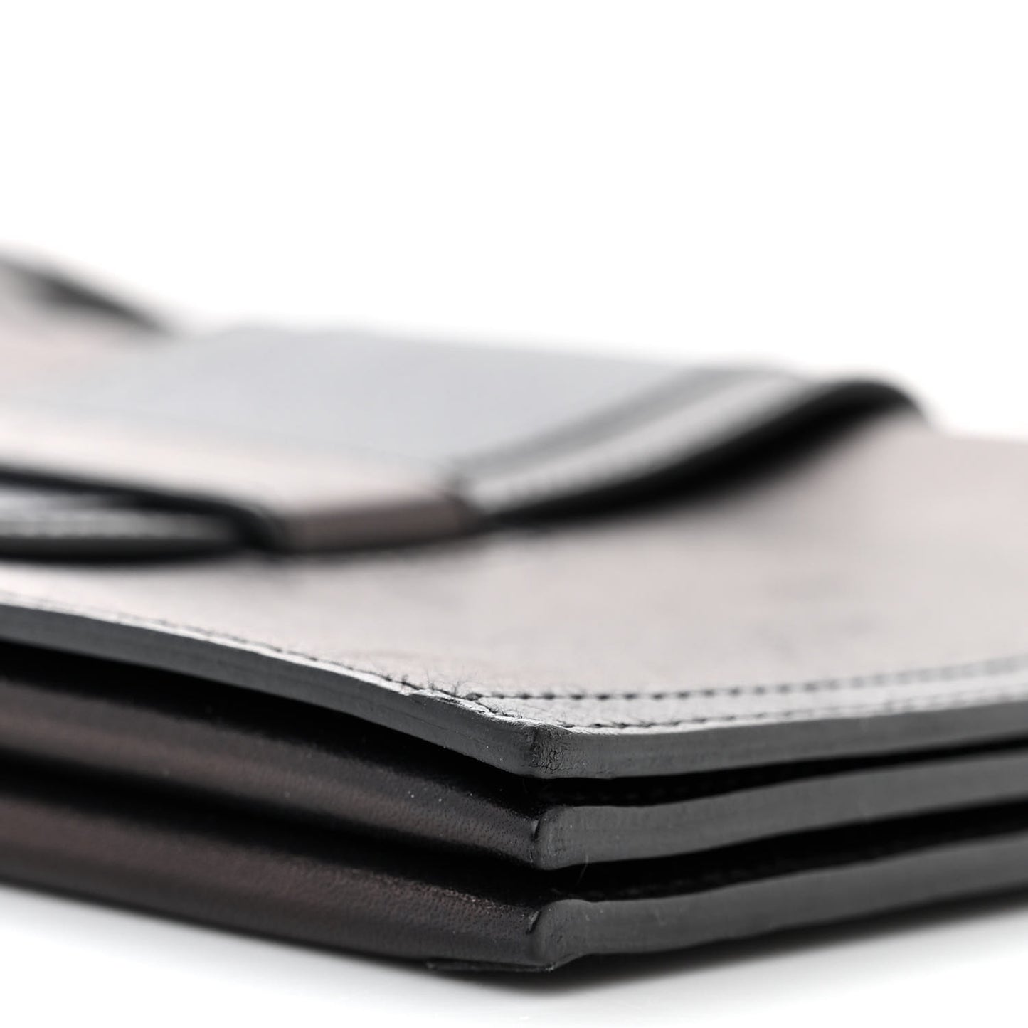 Evergrain Evercolor H Passant Clutch Bleu Indigo Black Bleu Nuit