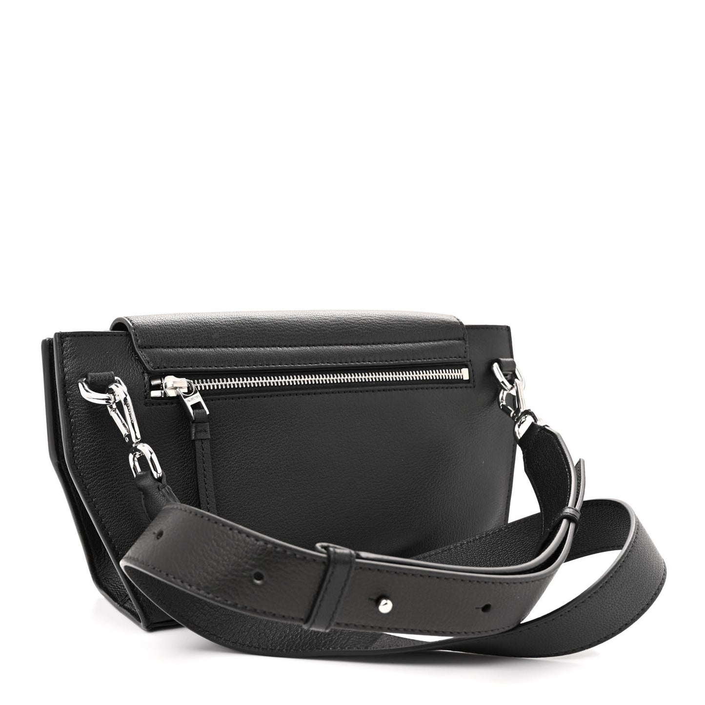Grained Calfskin Le Capri Messenger Bag Black