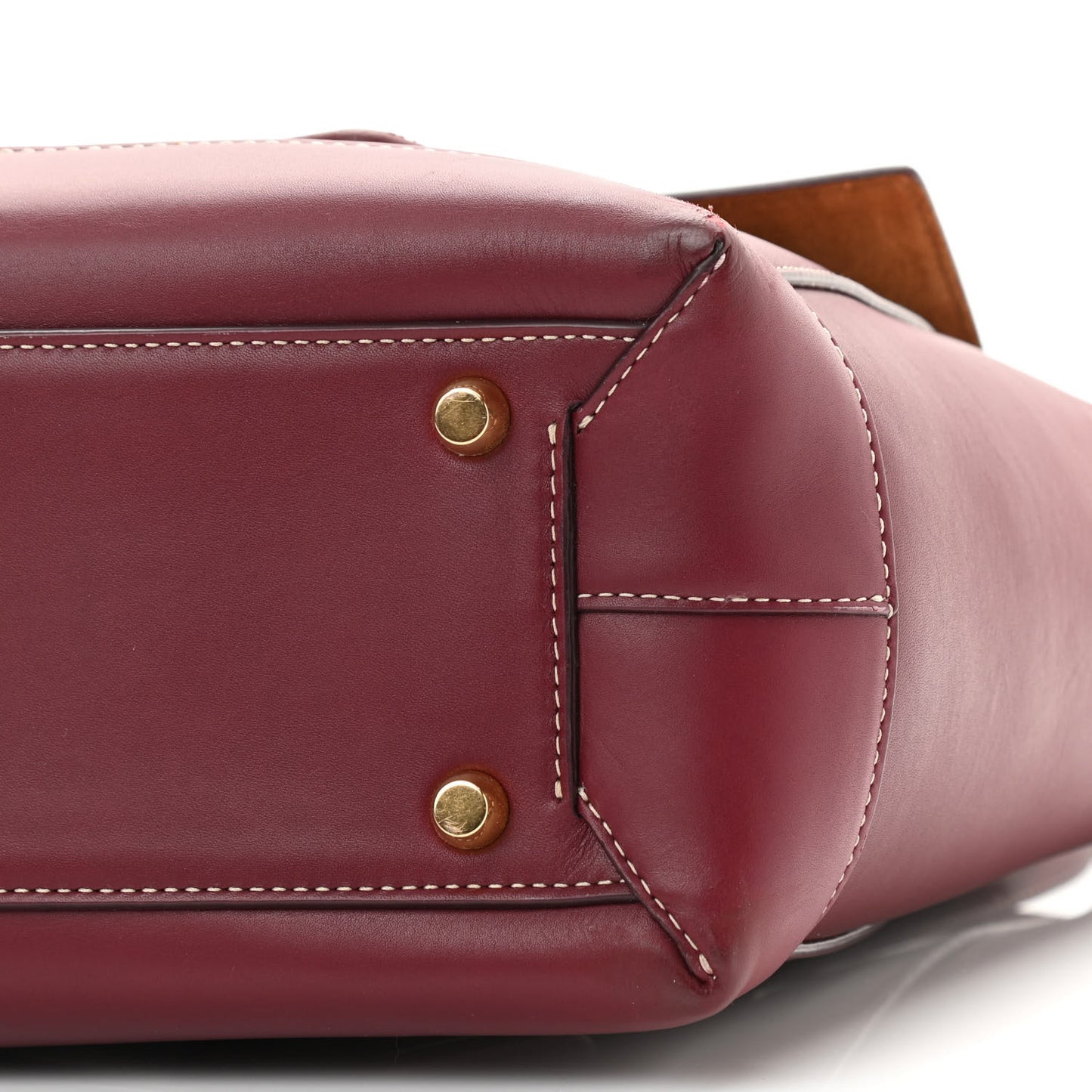 French Calfskin Maxi Intrecciato Medium Arco Bordeaux