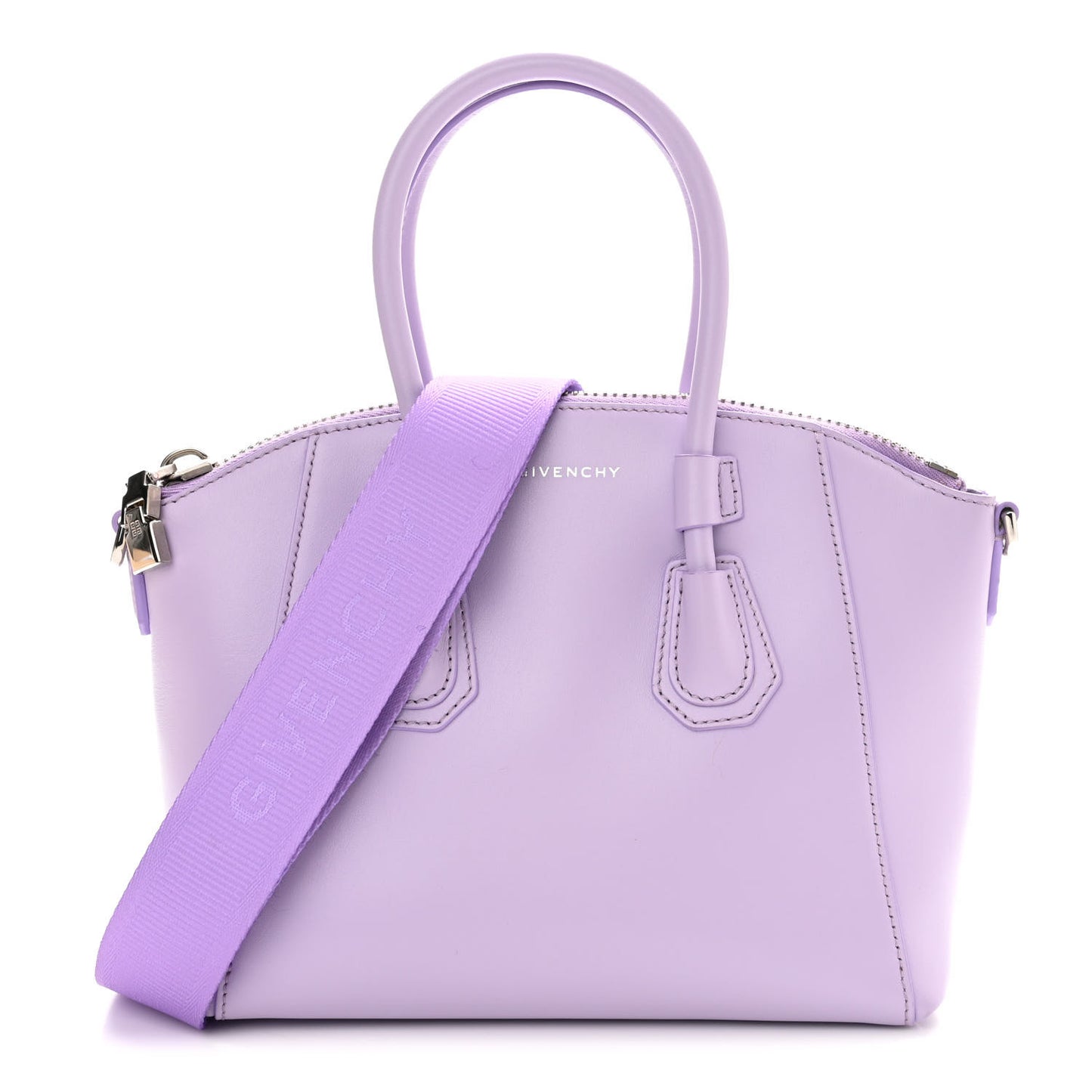Box Calfskin Mini Sport Antigona Top Handle Bag Mauve