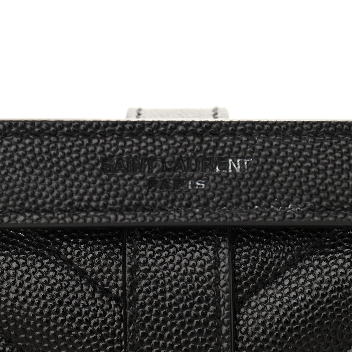Grain De Poudre Matelasse Chevron Large Monogram Satchel Black