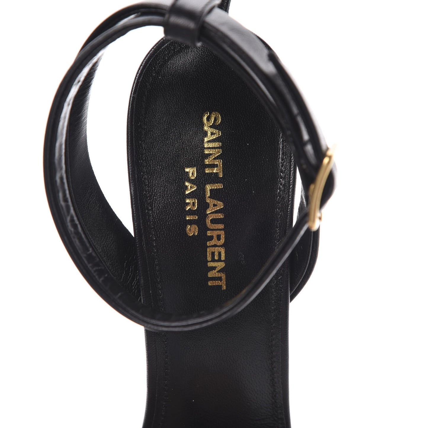 Calfskin Farrah 80 Platform Sandals 40.5 Black