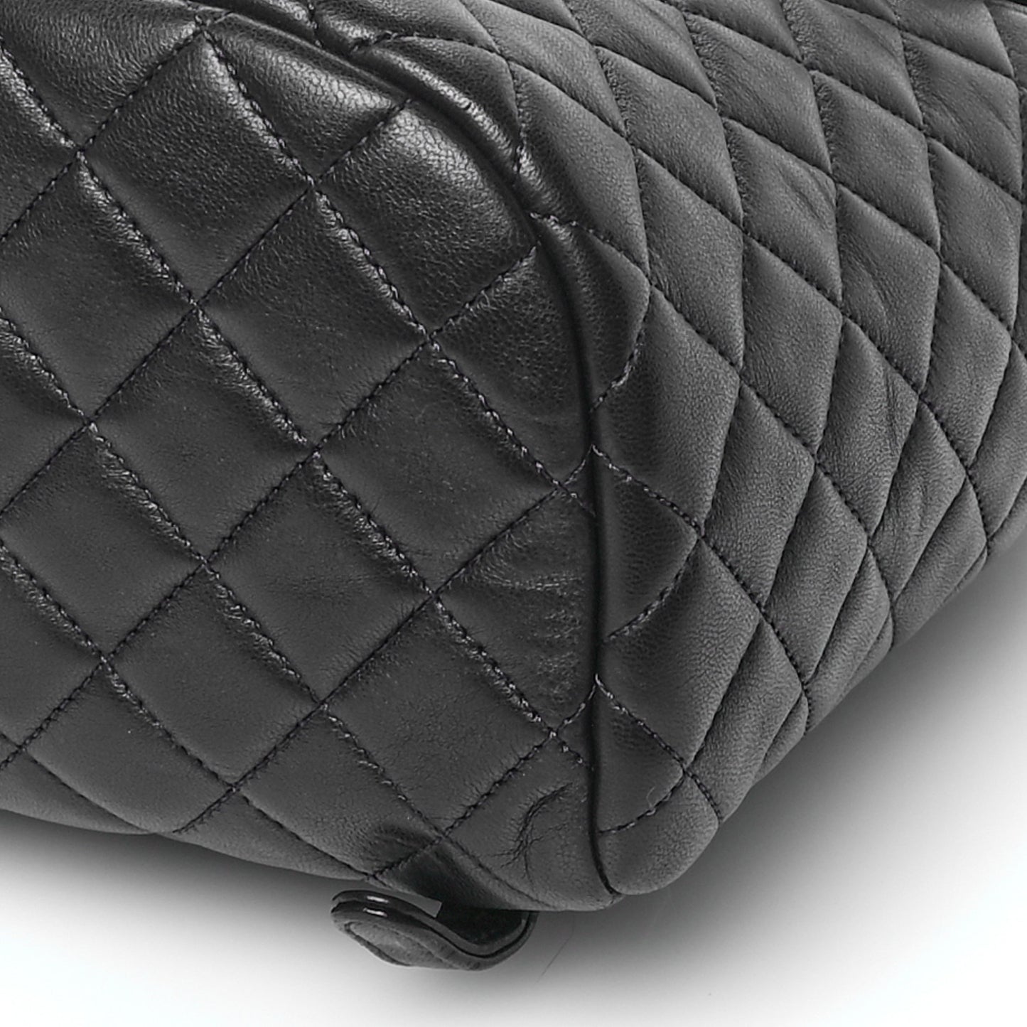 Lambskin Quilted Small Urban Spirit Backpack Navy