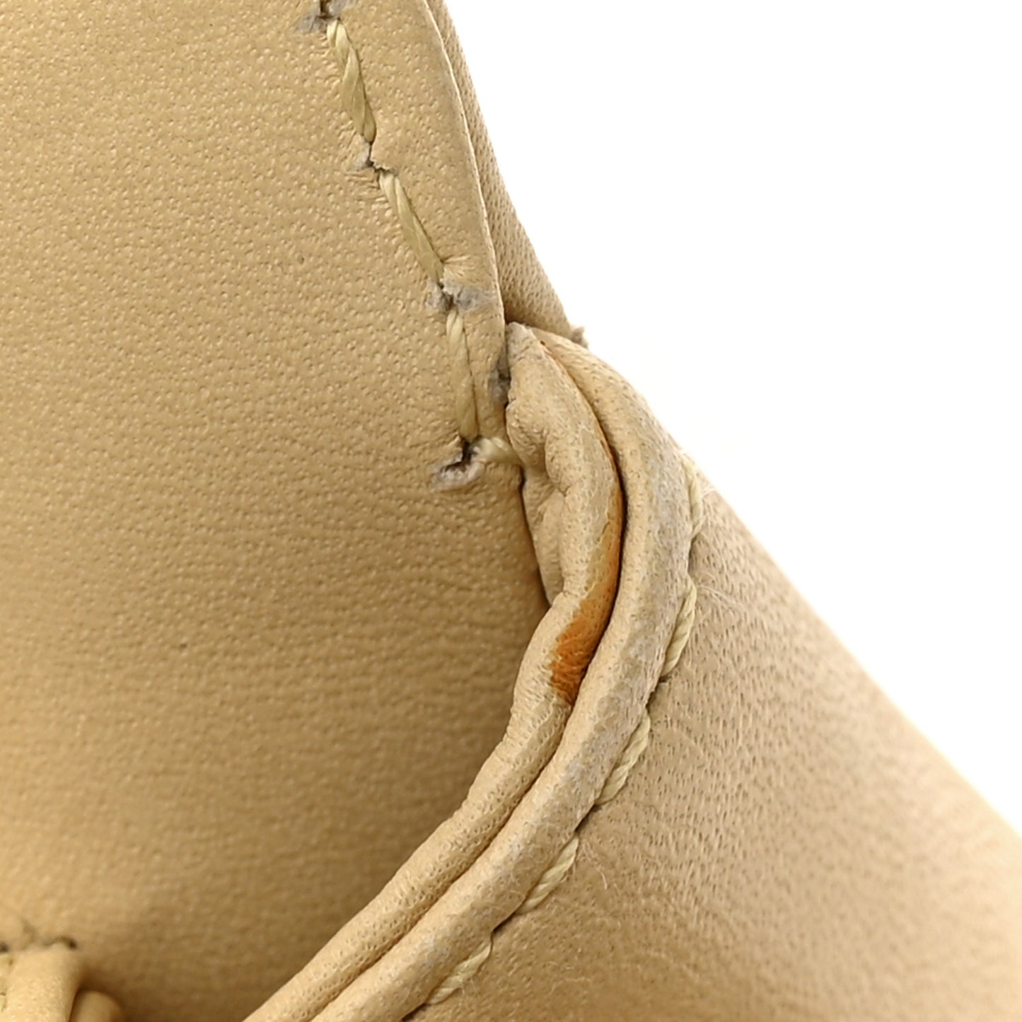 Lambskin Quilted CC Shoulder Bag Beige