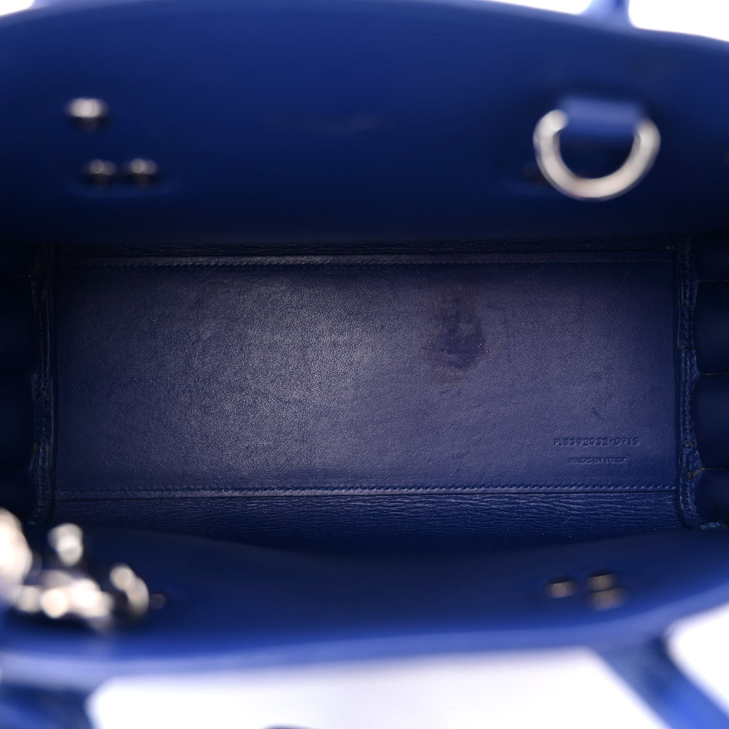 Grained Calfskin Baby Sac De Jour Outremer