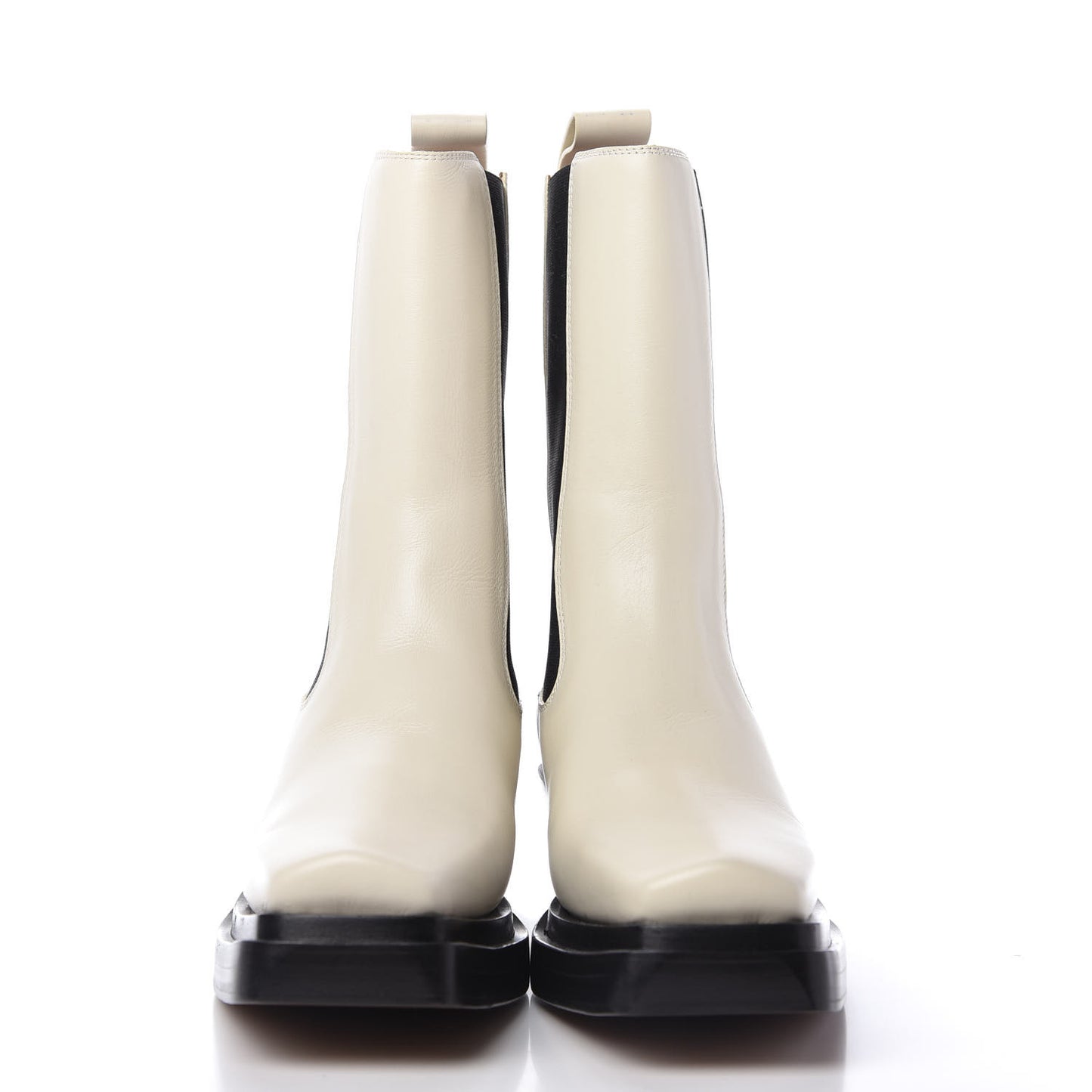 Calfskin Lean Mid-Calf Boots 36.5 Wax