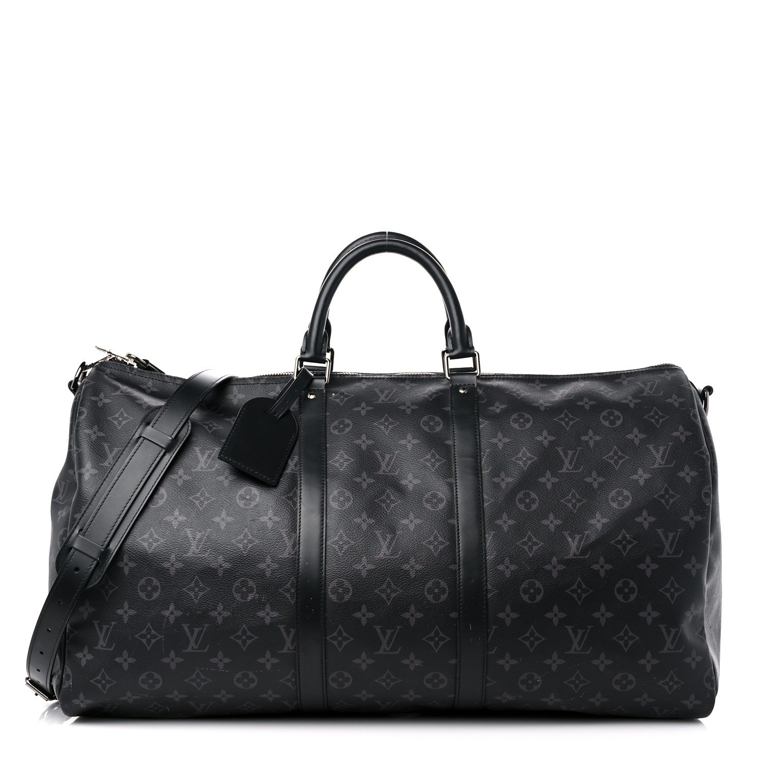 Louis Vuitton Monogram Eclipse Keepall Bandouliere 55 1 of 21