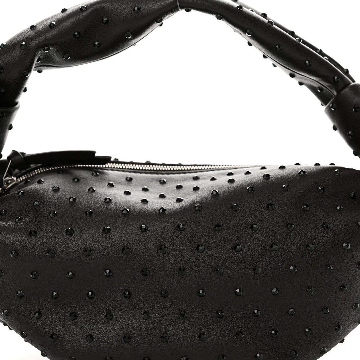 Nappa Strass Mini Double Knot Bag Fondant