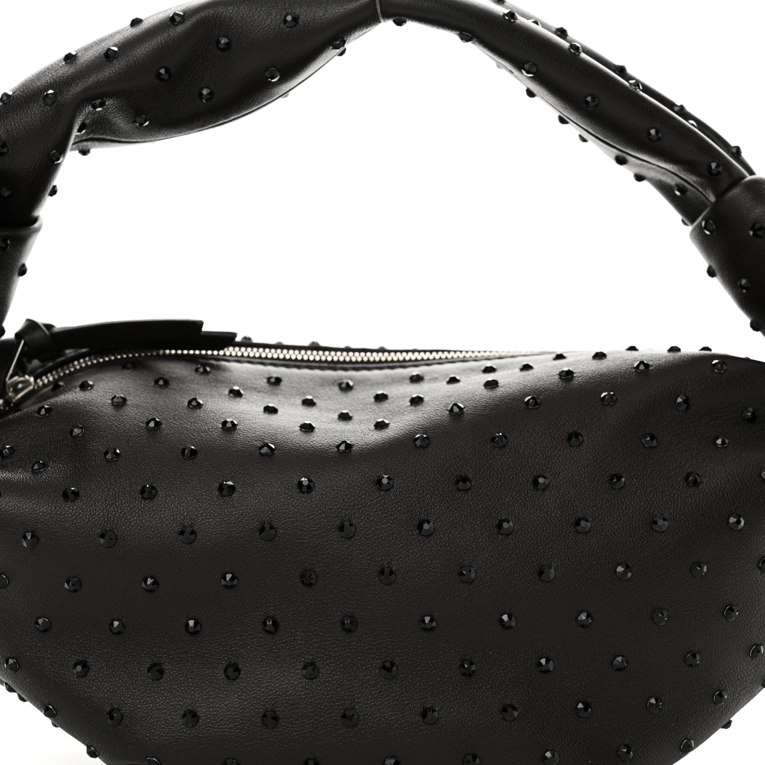 Bottega Veneta Nappa Strass Mini Double Knot Bag Fondant 7 of 9