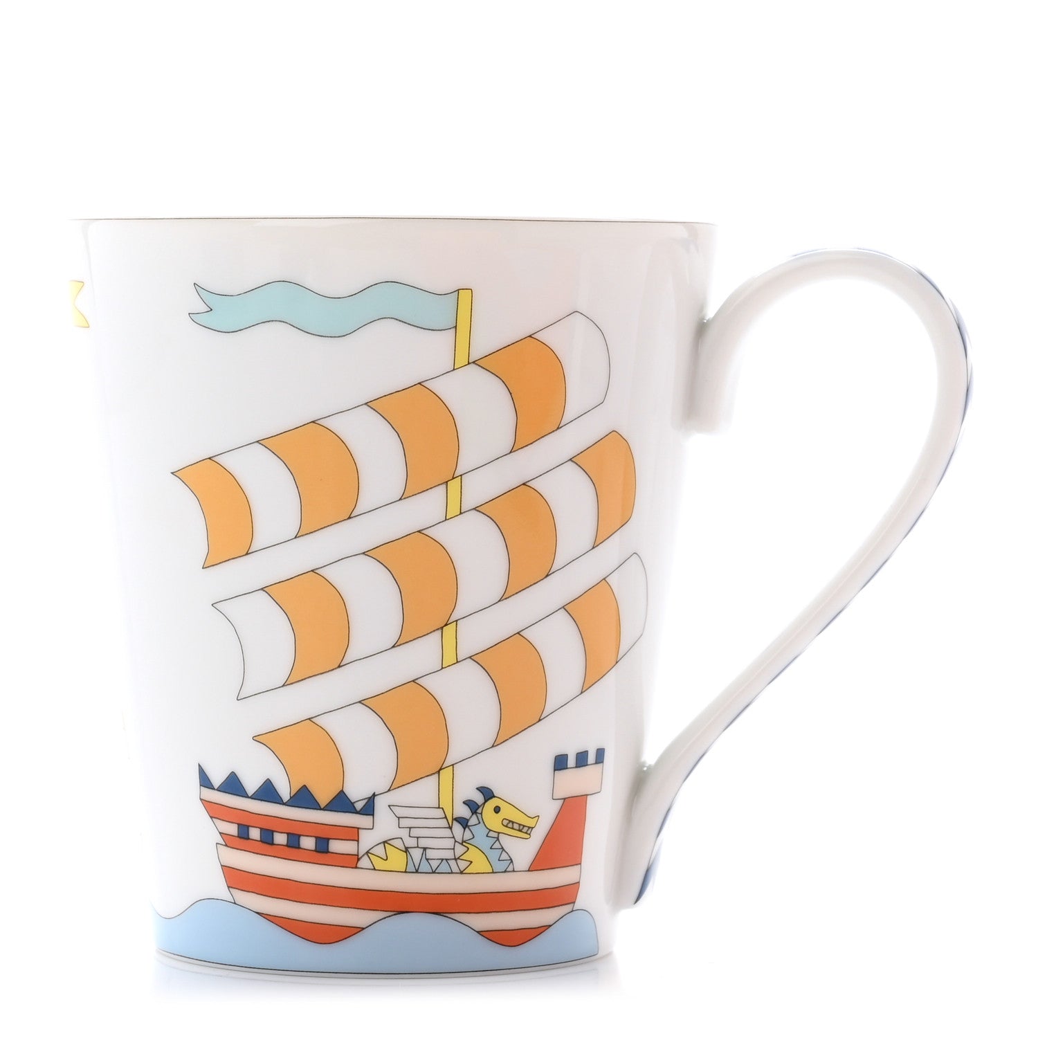 Hermes Porcelain Epopee Boat Mug 1 of 6