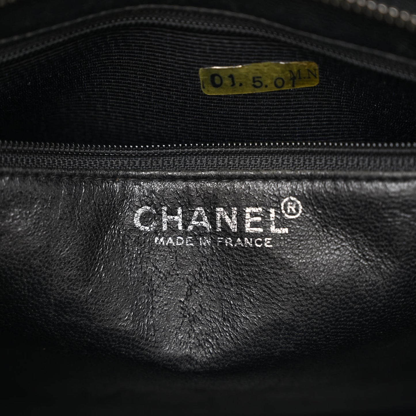 Caviar Quilted Medallion Tote Black
