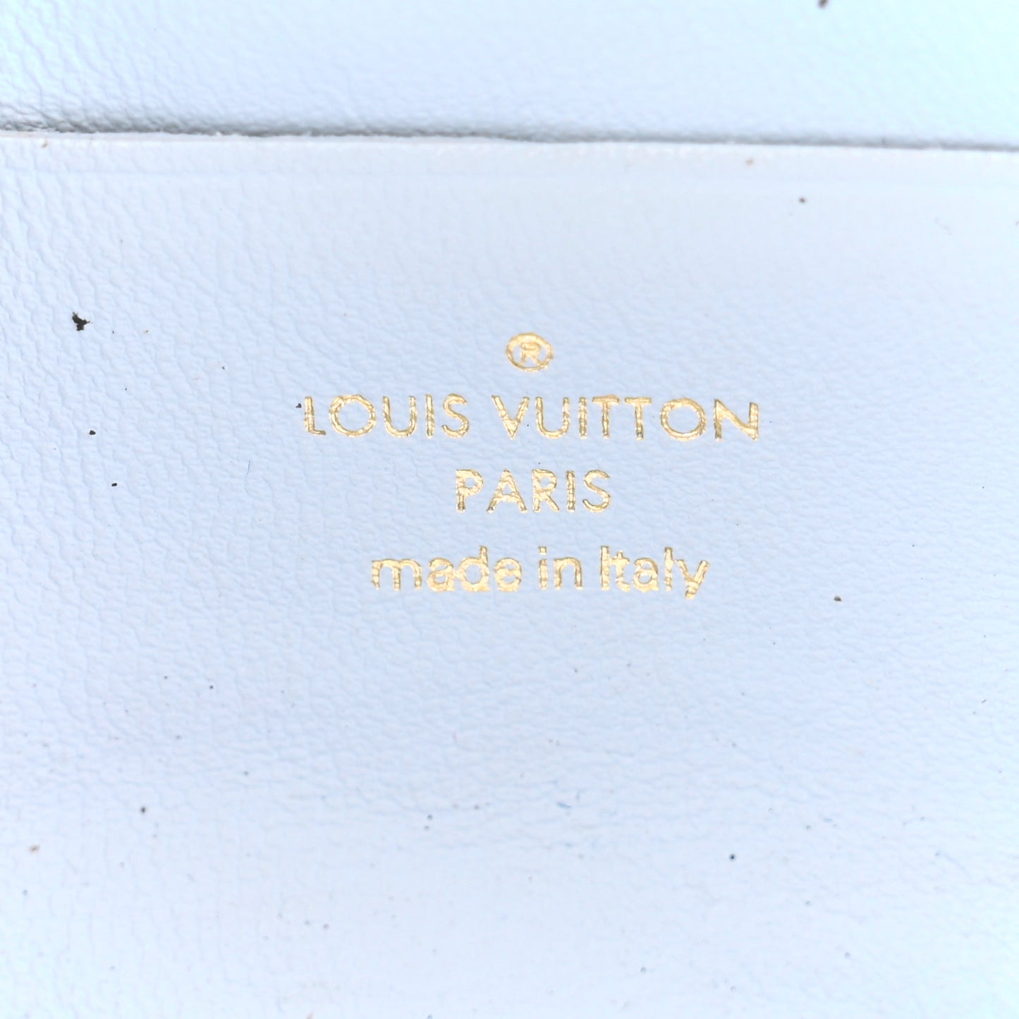 Calfskin Bubblegram Wallet On Strap Ice Blue