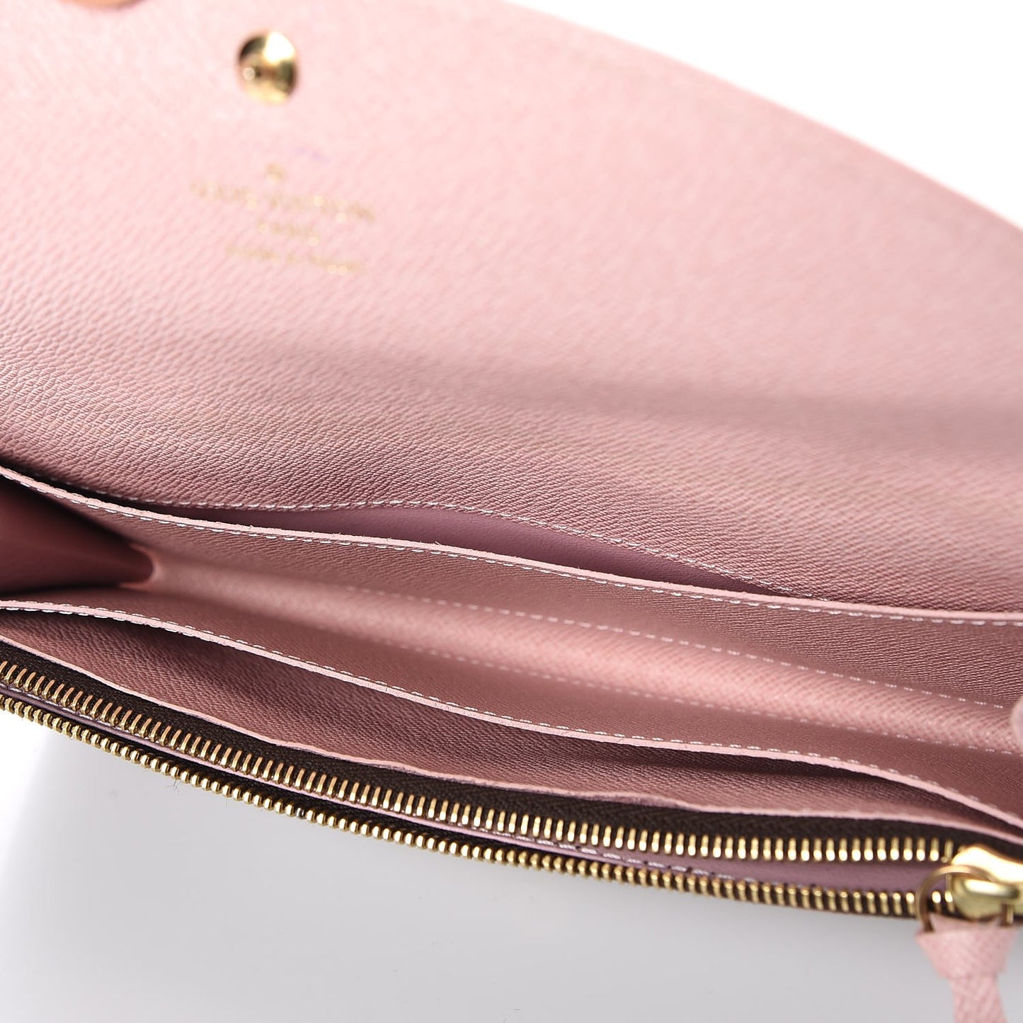 Damier Ebene Caissa Wallet Rose Ballerine