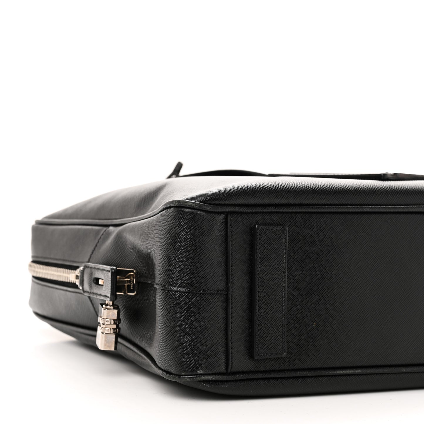 Saffiano Travel Briefcase Black