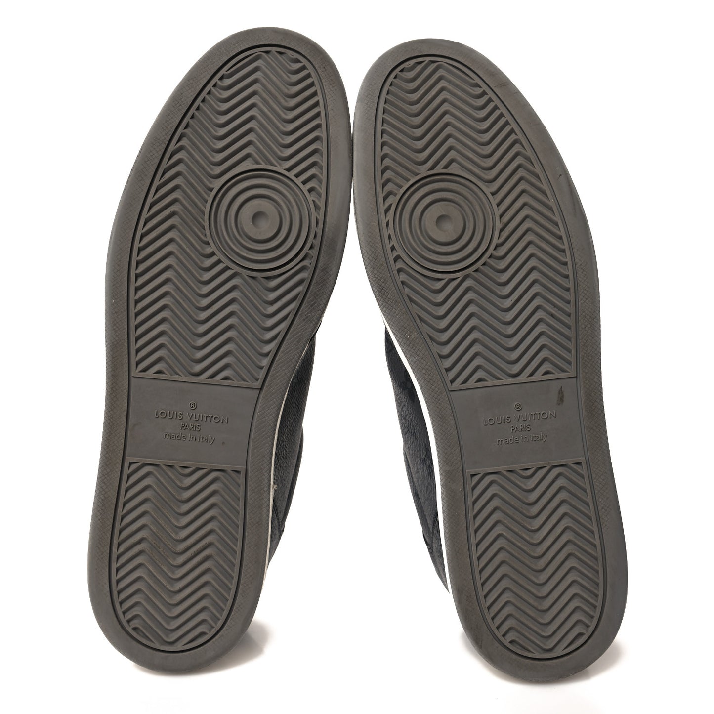 Reverse Monogram Eclipse Mens Rivoli Sneakers 10 Black