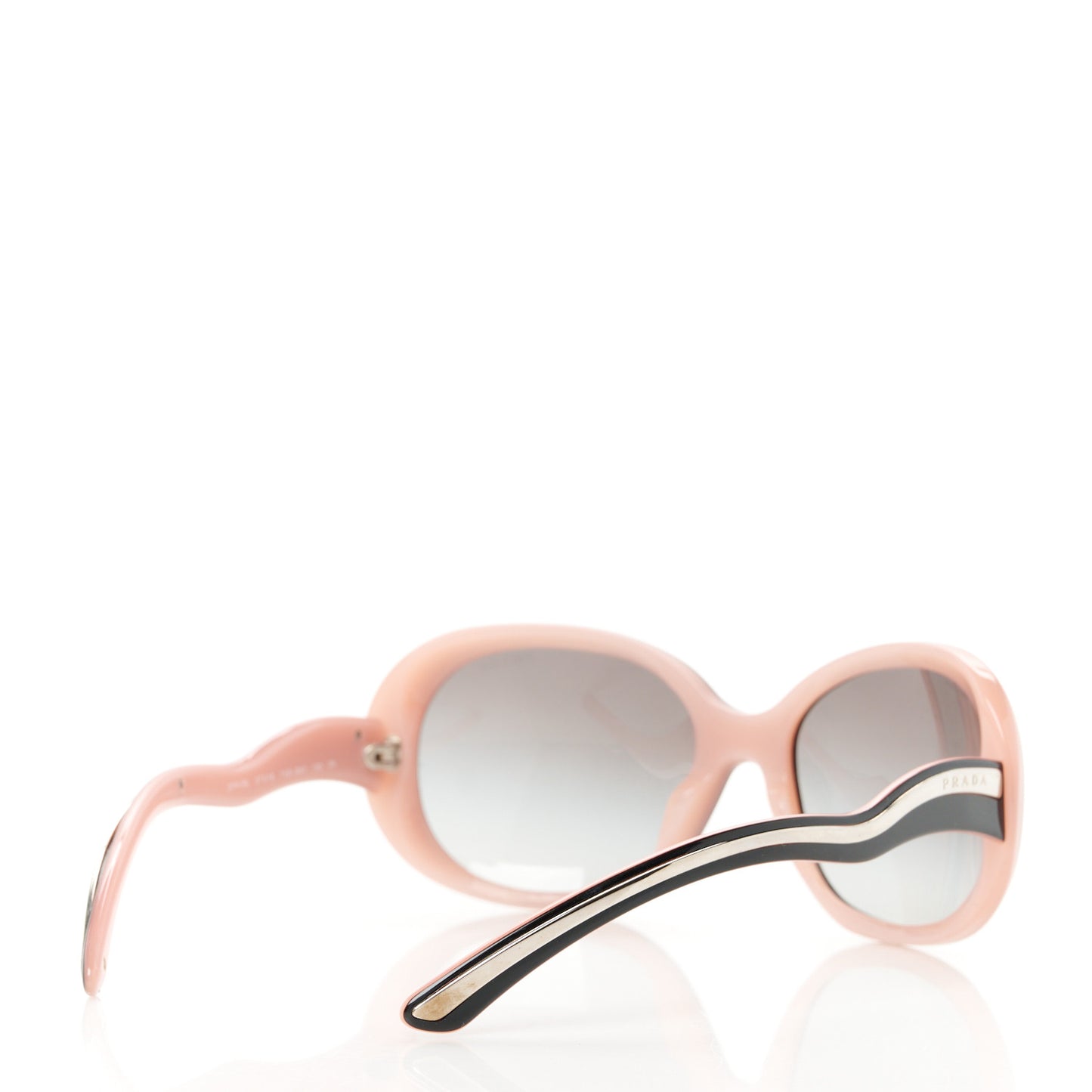 Acetate Round Sunglasses SPR08L Black Pink