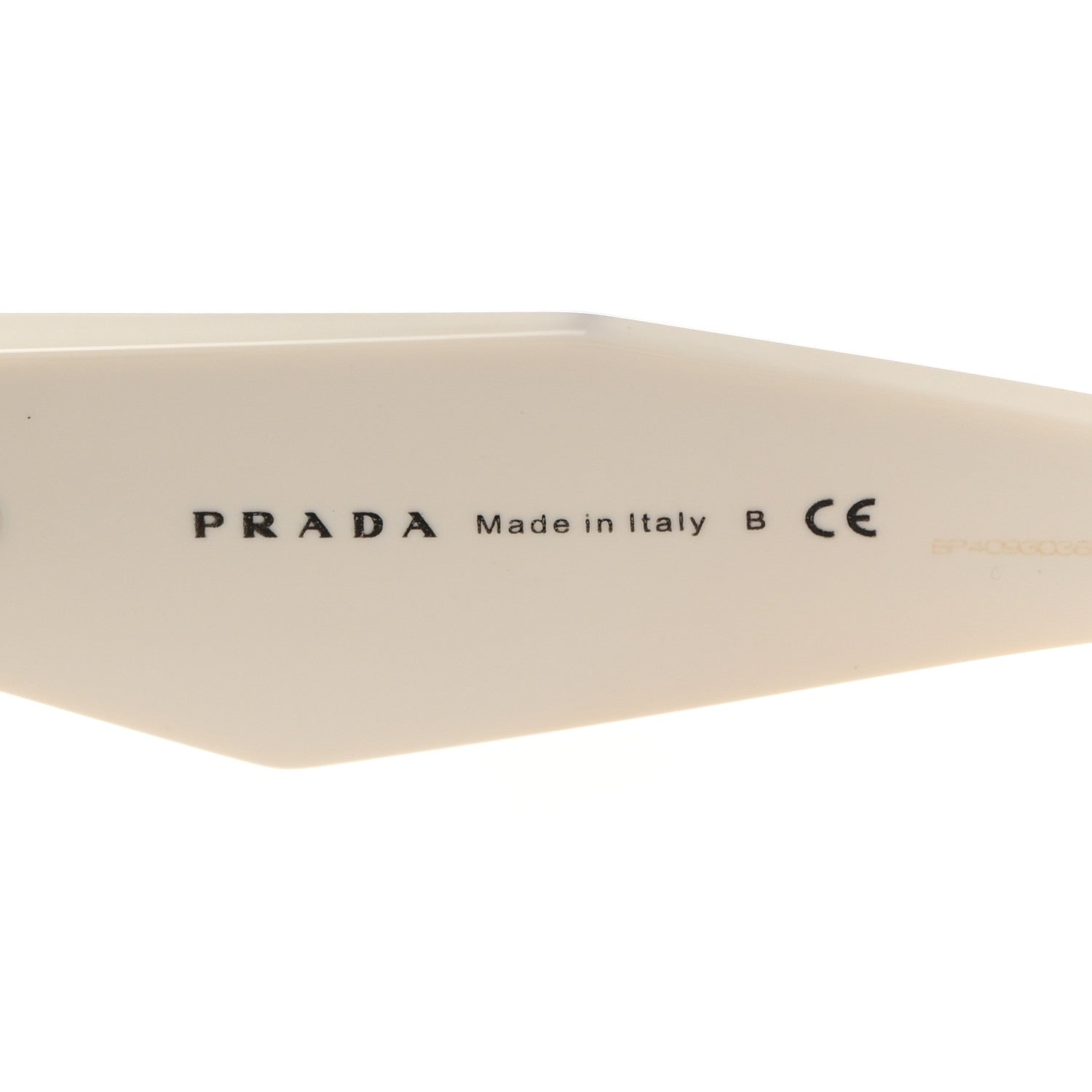 Prada Acetate Symbole Sunglasses SPR 17W White 6 of 8
