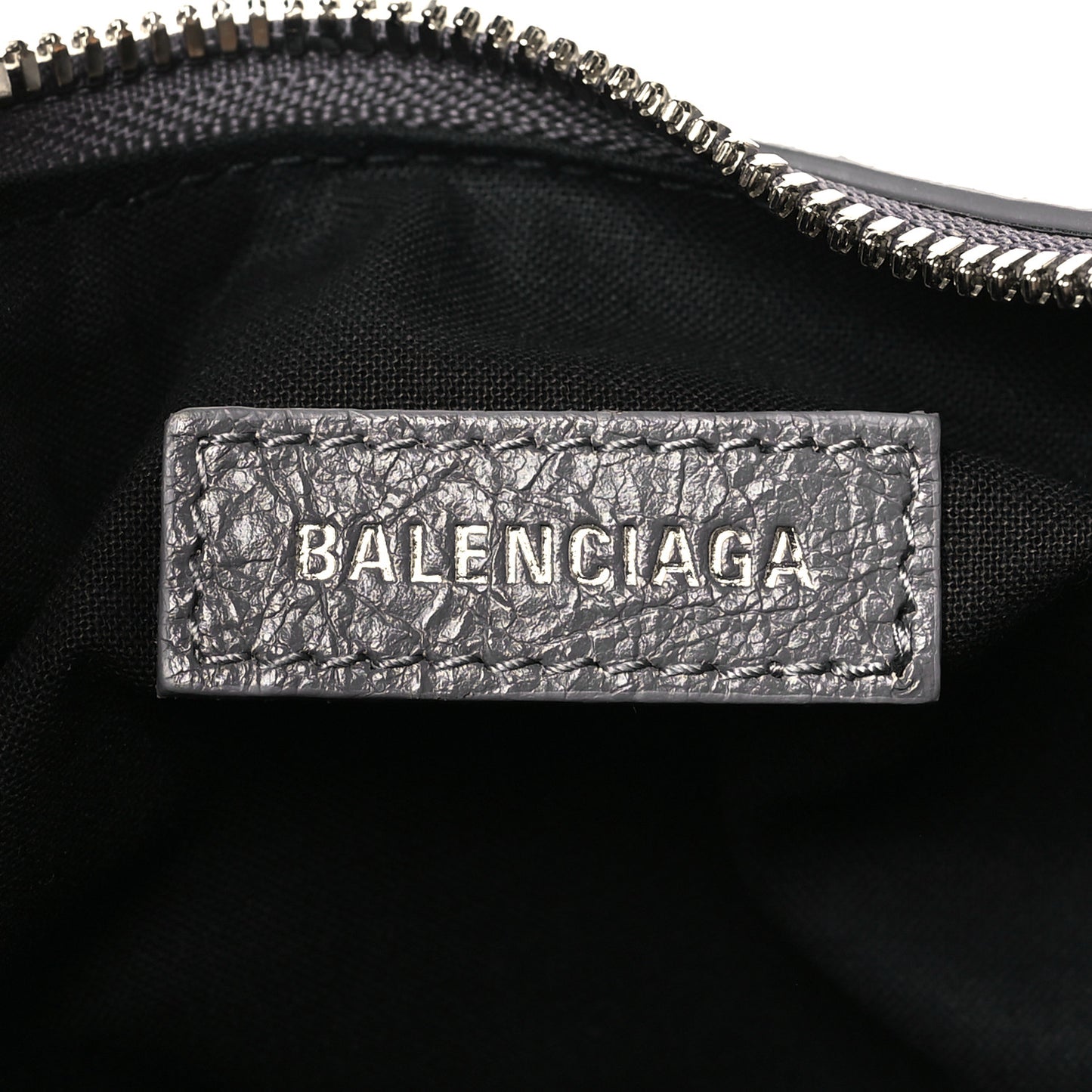 Agneau Arena Le Cagole Shoulder Bag XS Dark Grey